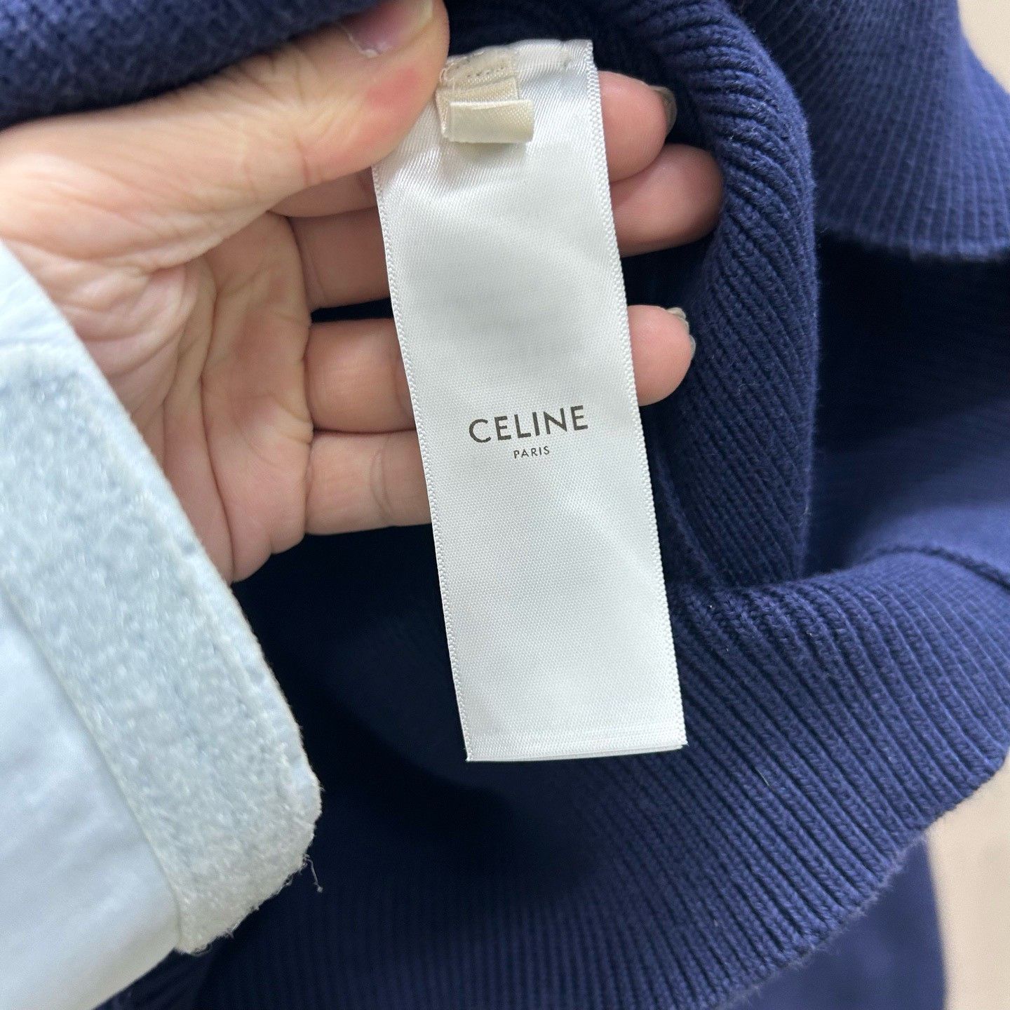 Celine Celine Logo Knit Sweater Size XL Size US XL / EU 56 / 4 - 5 Thumbnail