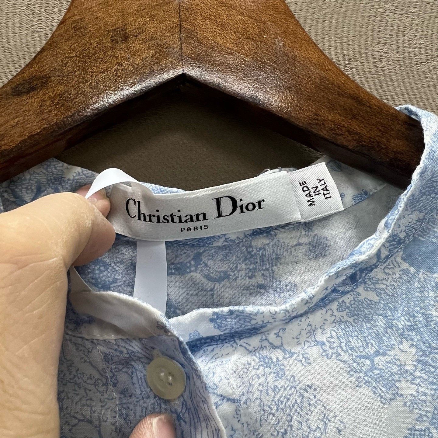 Dior Dior Toile de Jouy Bee Button Up Shirt Size 36 Size XS / US 0-2 / IT 36-38 - 5 Thumbnail