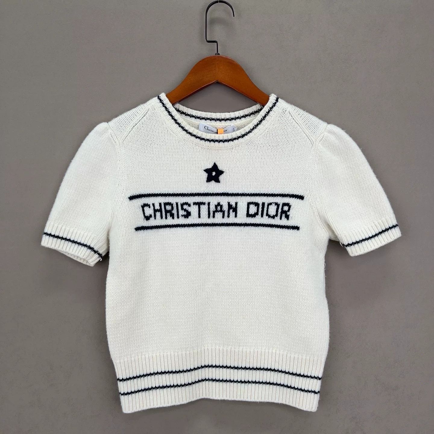 Dior Dior Star Knit Top Size FR 38 Size S / US 4 / IT 40 - 2 Thumbnail