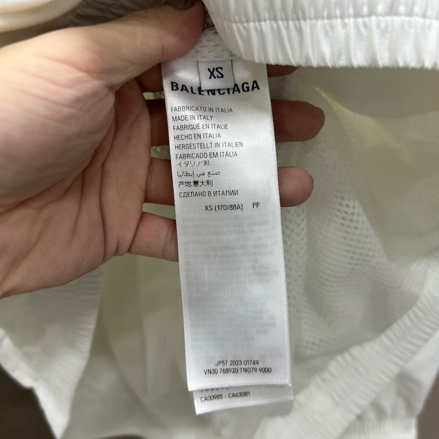 Balenciaga Balenciaga Logo Embroidery Windbreaker Jacket Size XS Size US XS / EU 42 / 0 - 5 Thumbnail