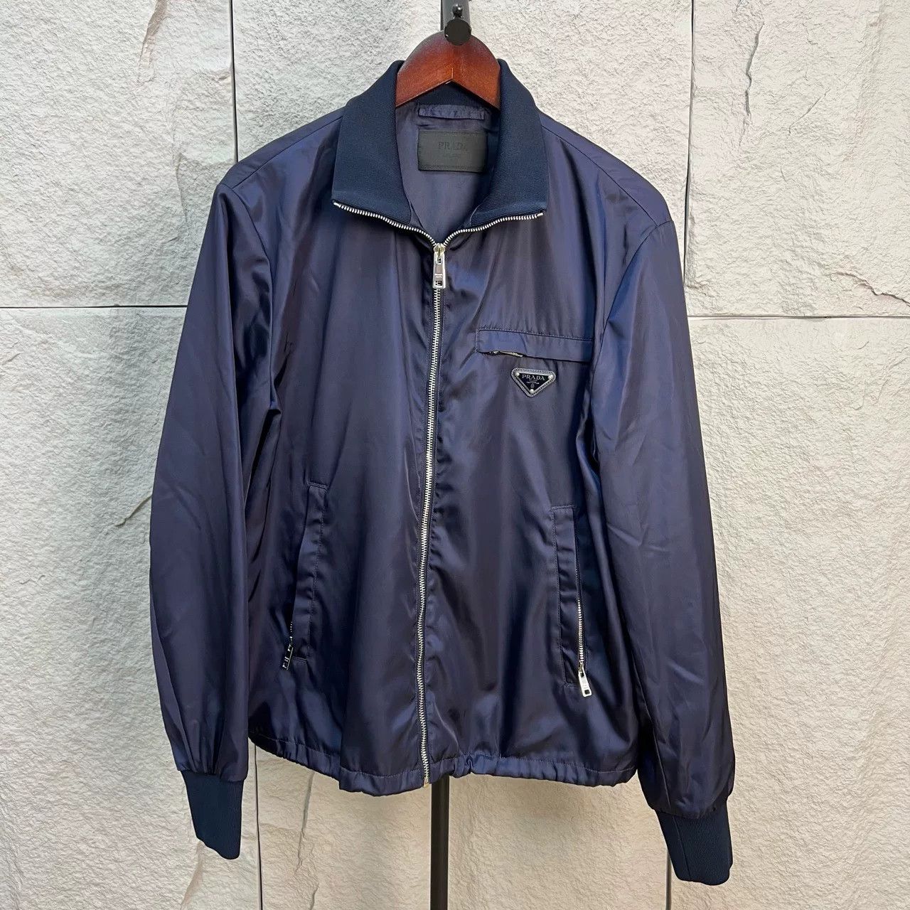 Prada Prada Nylon Bomber Jacket Size M Size US M / EU 48-50 / 2 - 2 Thumbnail
