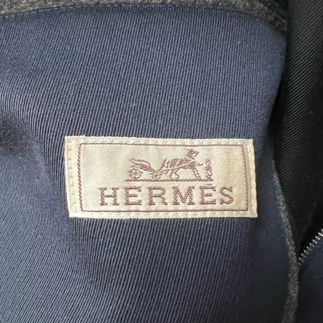 Hermes Hermes Zip Up Cotton Blend Jacket Size 52 Size US L / EU 52-54 / 3 - 4 Thumbnail