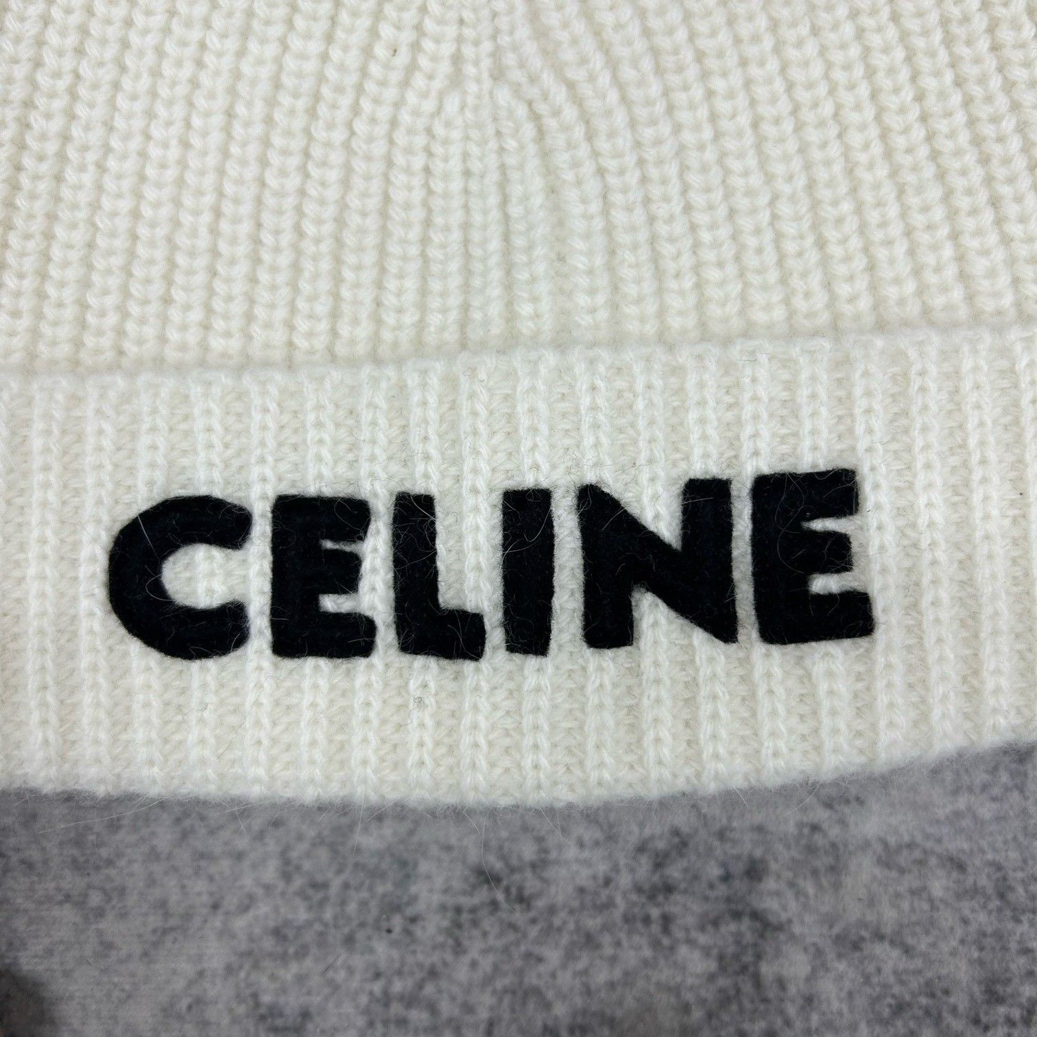 Celine Celine Logo Beanie Size ONE SIZE Size ONE SIZE - 3 Thumbnail