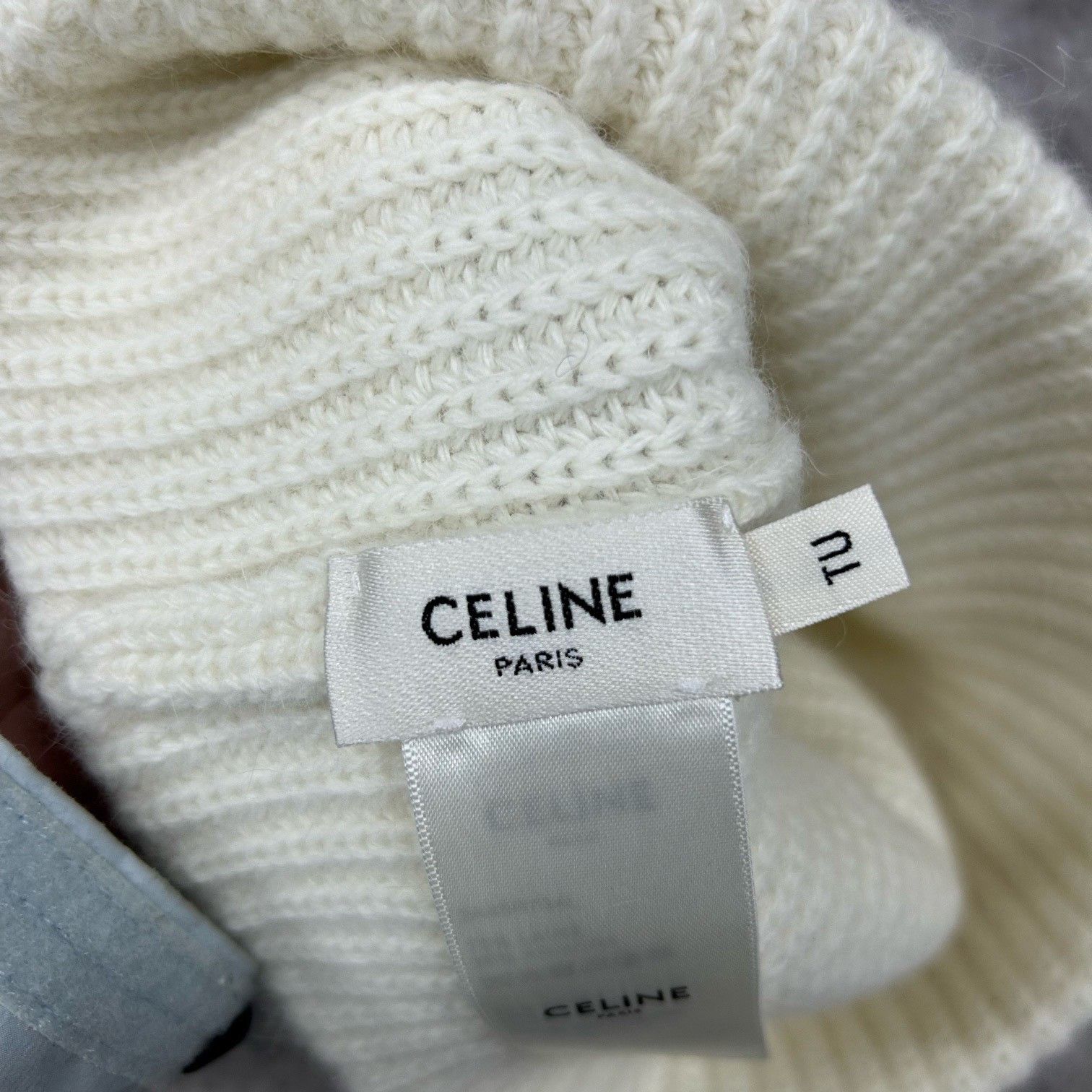 Celine Celine Logo Beanie Size ONE SIZE Size ONE SIZE - 4 Thumbnail