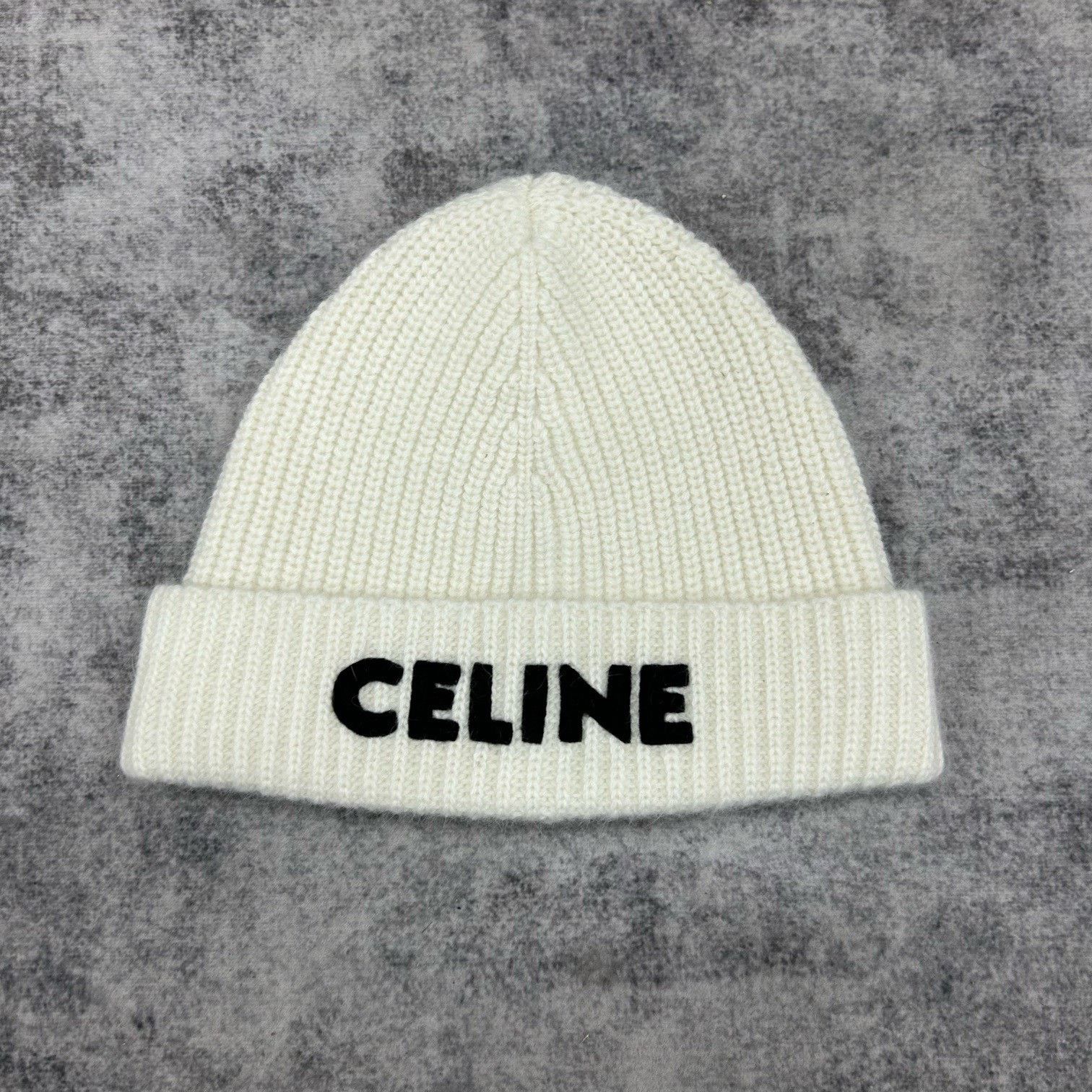 Celine Celine Logo Beanie Size ONE SIZE Size ONE SIZE - 2 Thumbnail