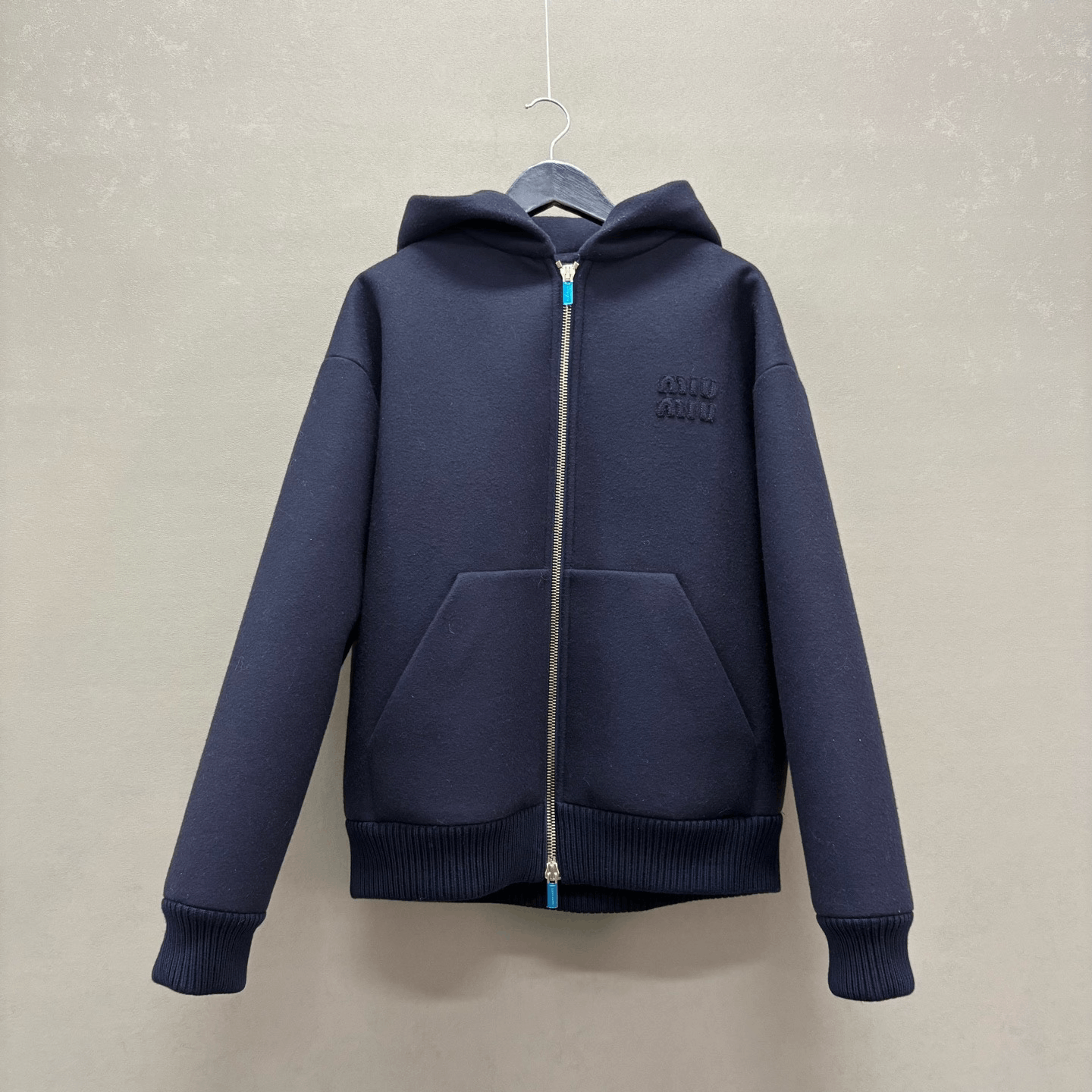 Miu Miu Miu Miu Hooded Wool Jacket Size 36 Size XS / US 0-2 / IT 36-38 - 2 Thumbnail