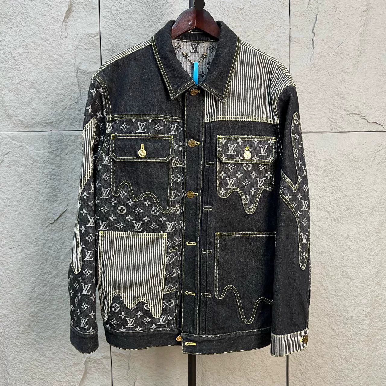 Louis Vuitton Louis Vuitton x Nigo Monogram Denim Jacket Size 44 Size US S / EU 44-46 / 1 - 2 Thumbnail