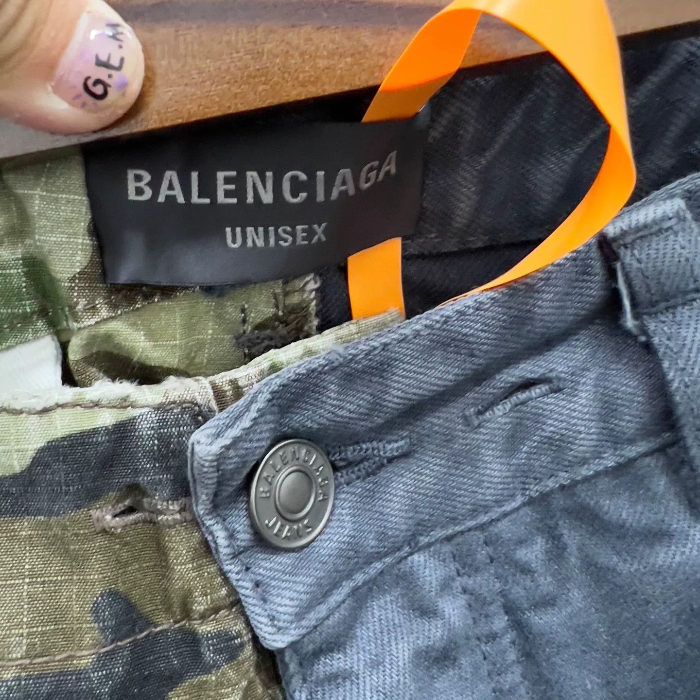 Balenciaga Balenciaga Camouflage Paneled Baggy Jeans Size 30 Size US 30 / EU 46 - 4 Thumbnail
