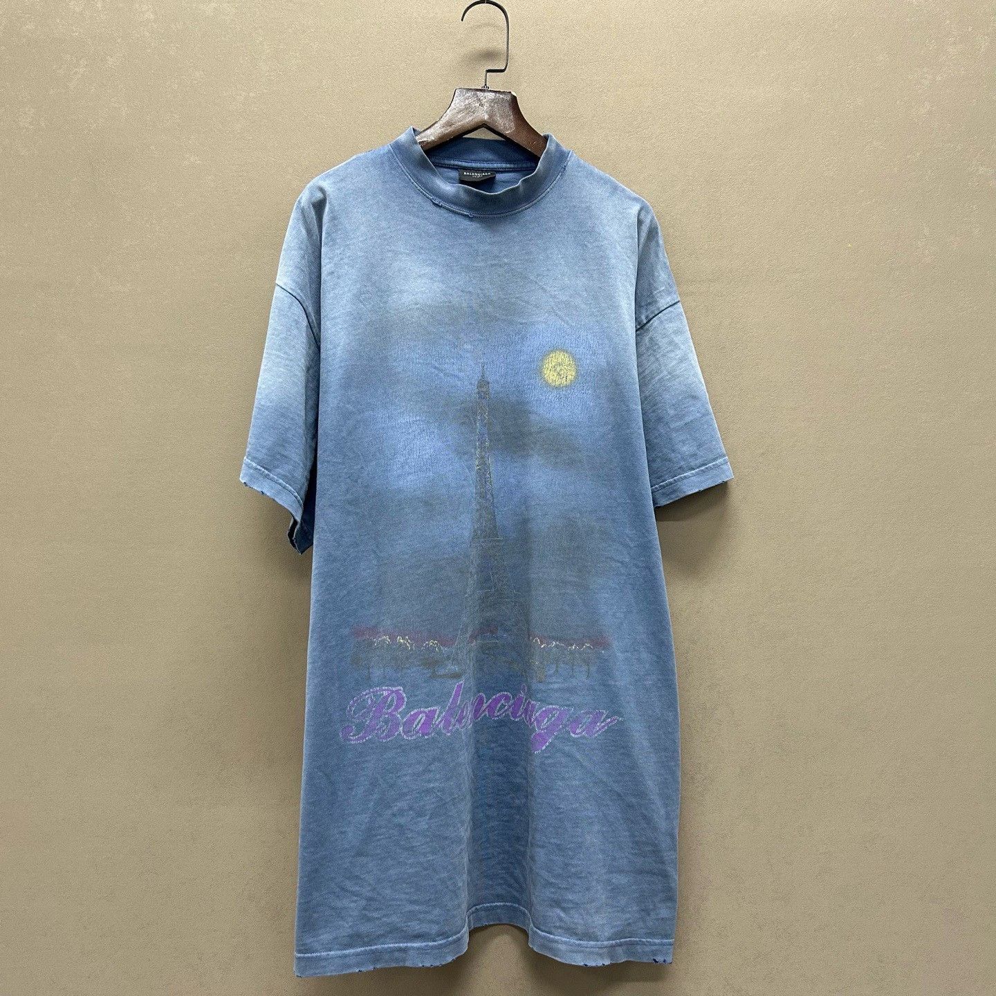 Balenciaga Balenciaga Eiffel Tower T-Shirt Size L Size US L / EU 52-54 / 3 - 2 Thumbnail