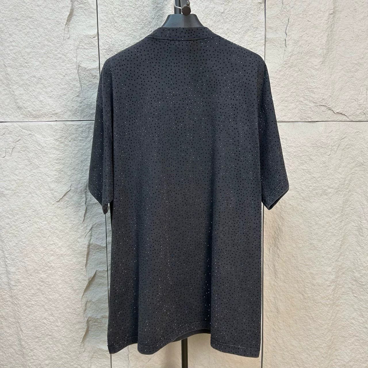 Balenciaga Balenciaga Rhinestone T-Shirt Size XL Size US XL / EU 56 / 4 - 3 Thumbnail