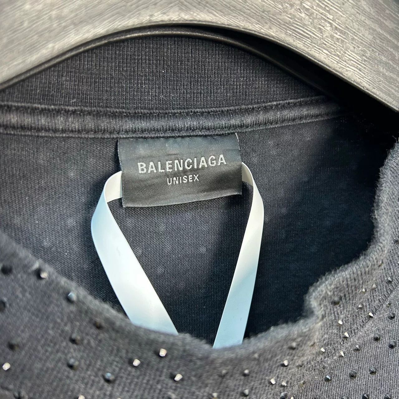 Balenciaga Balenciaga Rhinestone T-Shirt Size XL Size US XL / EU 56 / 4 - 4 Thumbnail