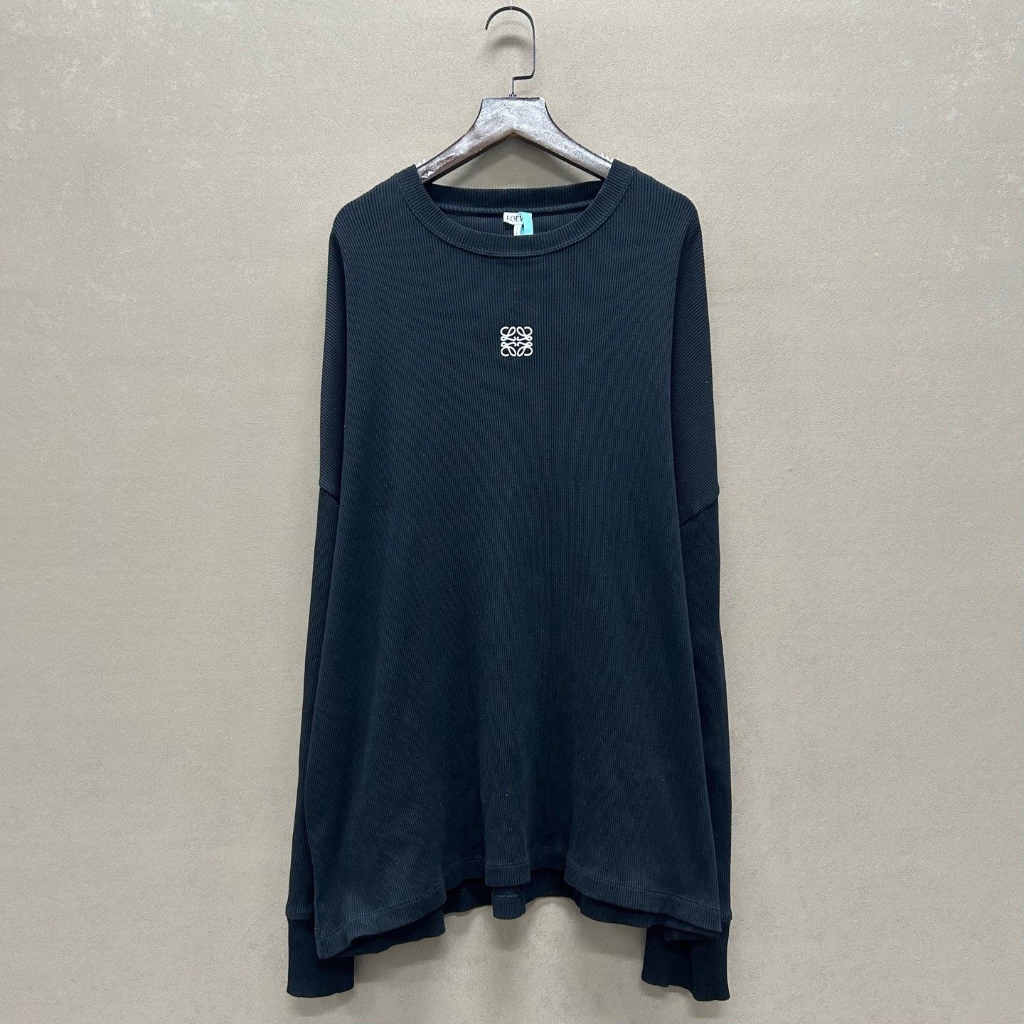 Loewe Loewe Anagram Ribbed Long Sleeve T-Shirt Size M Size US M / EU 48-50 / 2 - 2 Thumbnail