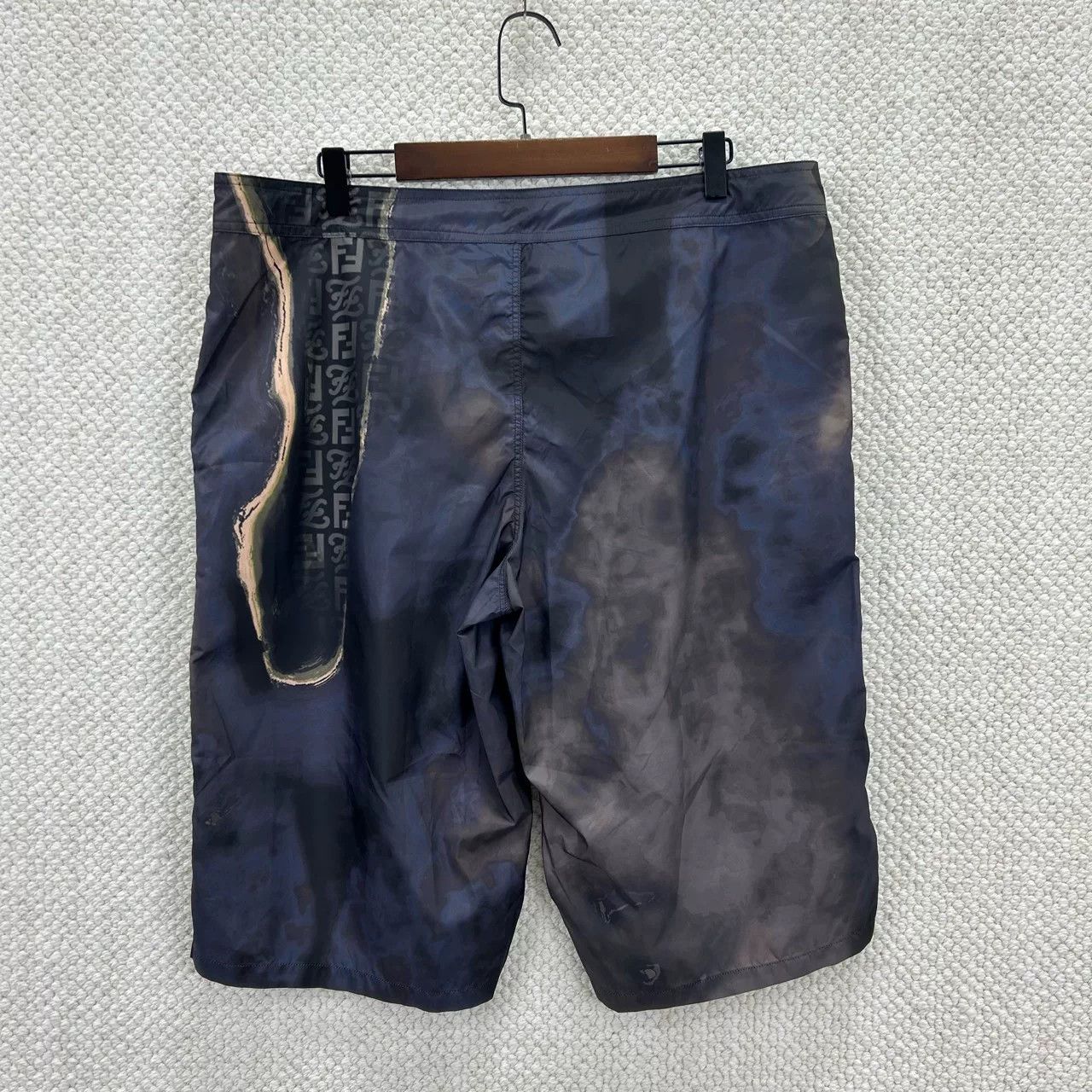 Fendi Fendi Abstract Logo Swim Shorts Size 50 Size US 34 / EU 50 - 3 Thumbnail