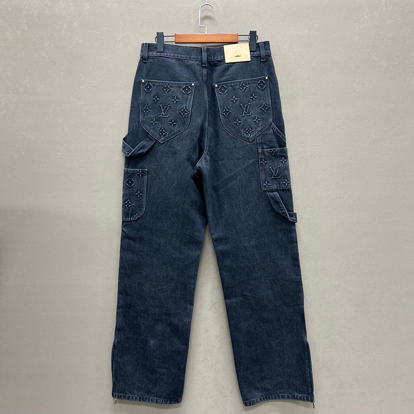 Louis Vuitton Louis Vuitton Monogram Black Jeans Size 30 Size US 30 / EU 46 - 3 Thumbnail