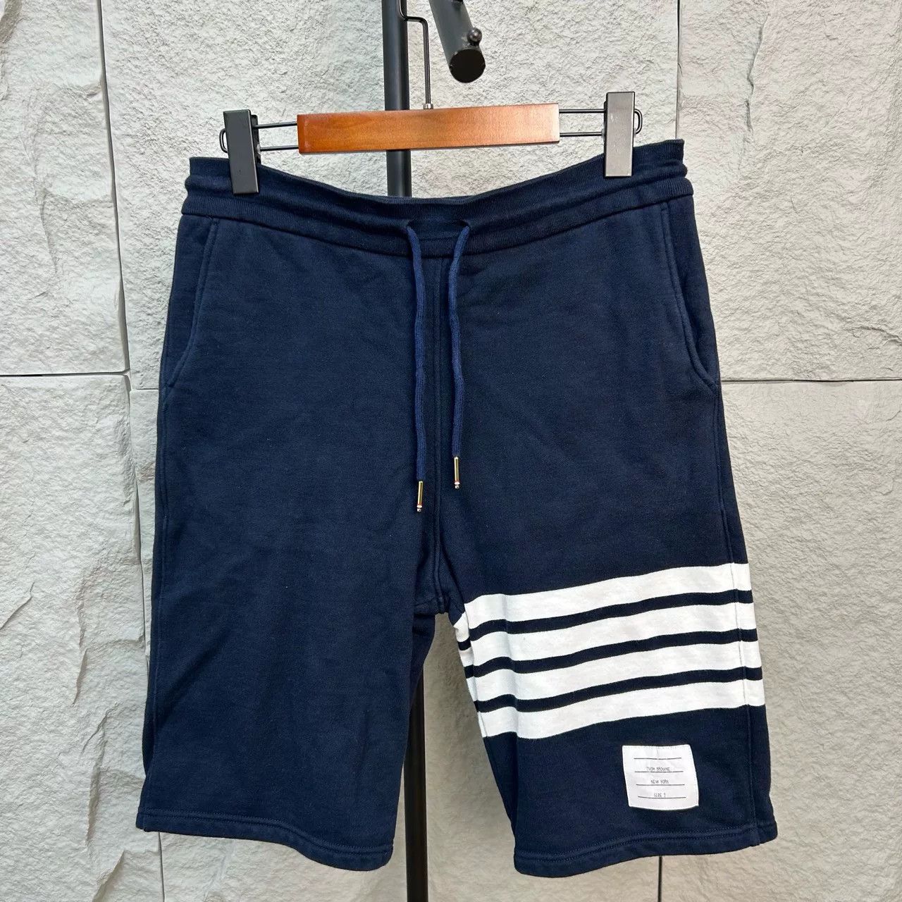 Thom Browne Thom Browne Four-Bar Jersey Shorts Size 2 Size US 32 / EU 48 - 2 Thumbnail