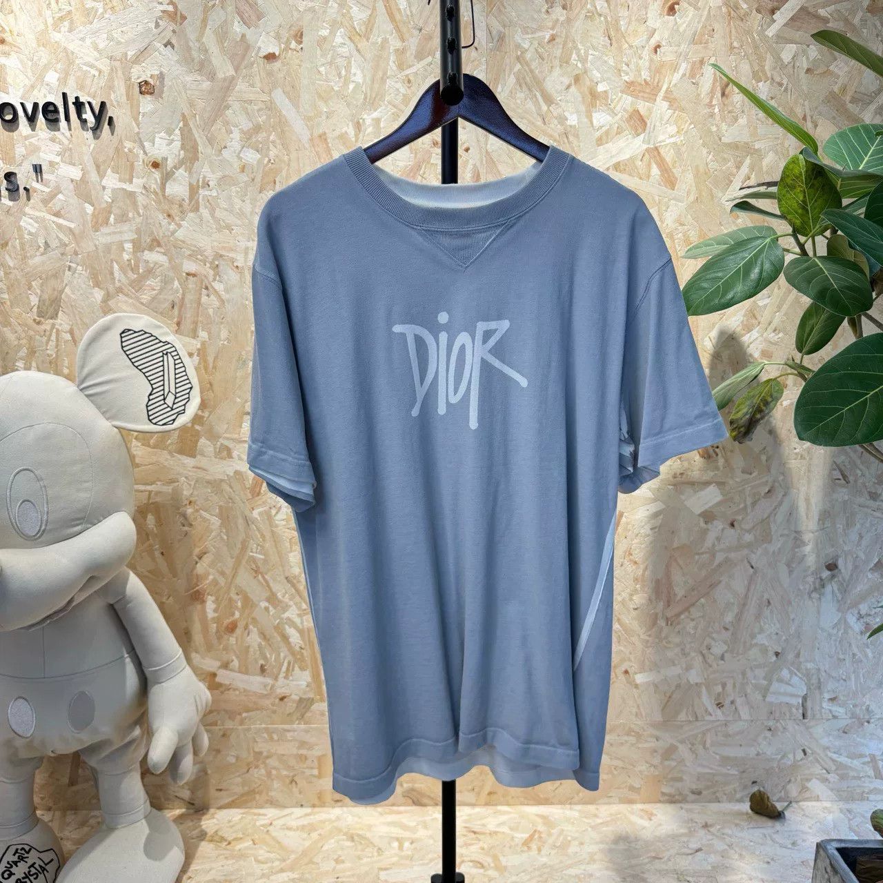 Dior Dior x Stussy Logo T-Shirt XL Size US XL / EU 56 / 4 - 2 Thumbnail