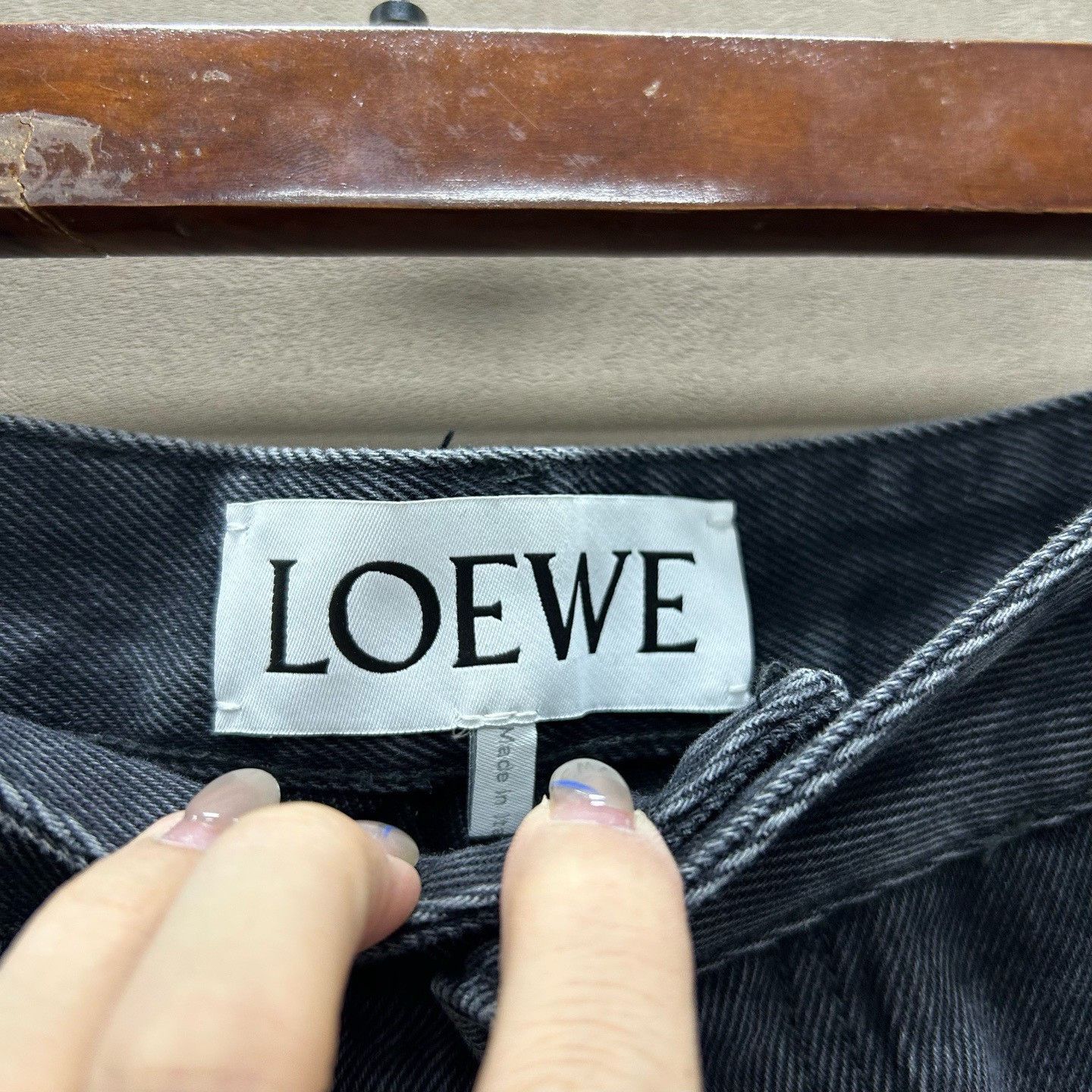 Loewe Loewe Anagram Embroidered Denim Jeans Size 50 Size US 34 / EU 50 - 4 Thumbnail