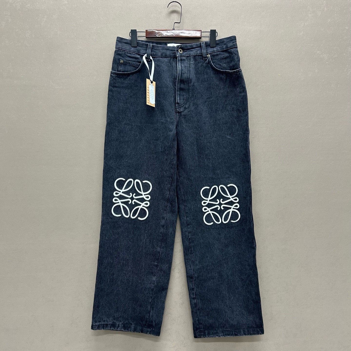 Loewe Loewe Anagram Embroidered Denim Jeans Size 50 Size US 34 / EU 50 - 2 Thumbnail