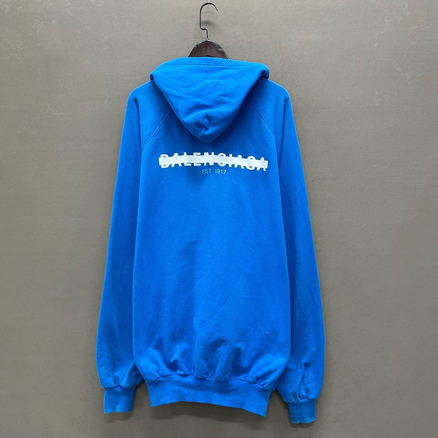 Balenciaga Balenciaga Strikethrough Logo Hoodie Size M Size US M / EU 48-50 / 2 - 3 Thumbnail