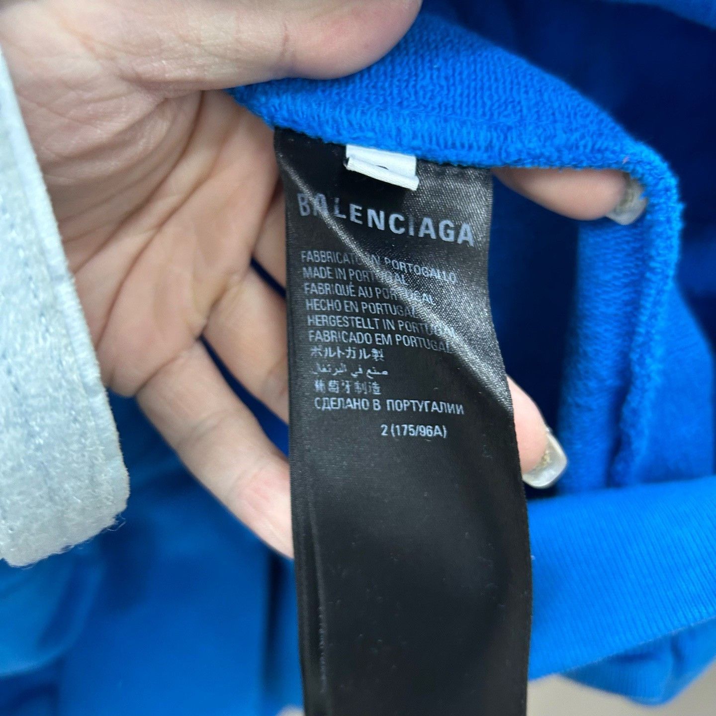 Balenciaga Balenciaga Strikethrough Logo Hoodie Size M Size US M / EU 48-50 / 2 - 6 Thumbnail