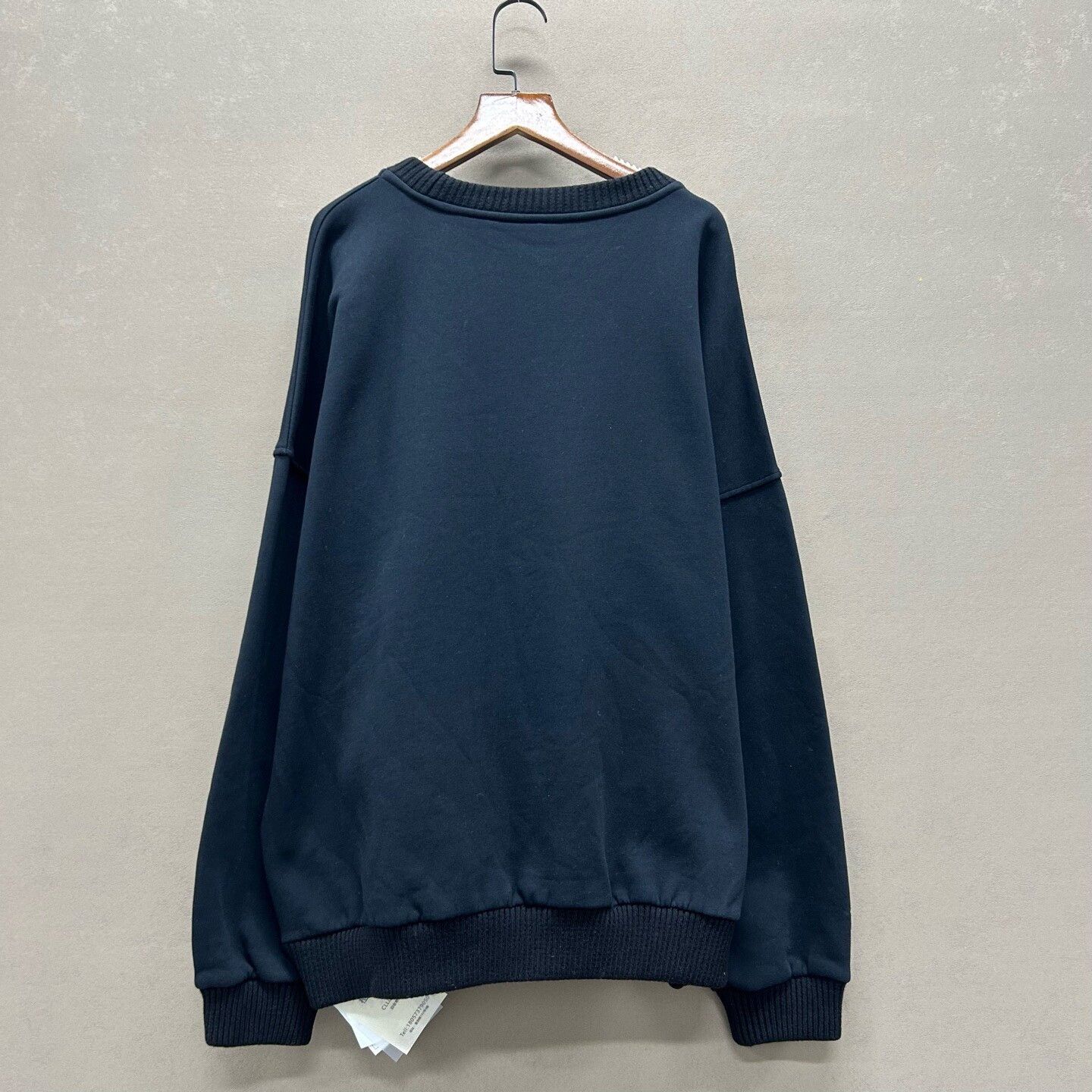 Fear of God × Z Zegna Fear of God x Zegna Flocked Logo Sweatshirt Size L Size US L / EU 52-54 / 3 - 3 Thumbnail