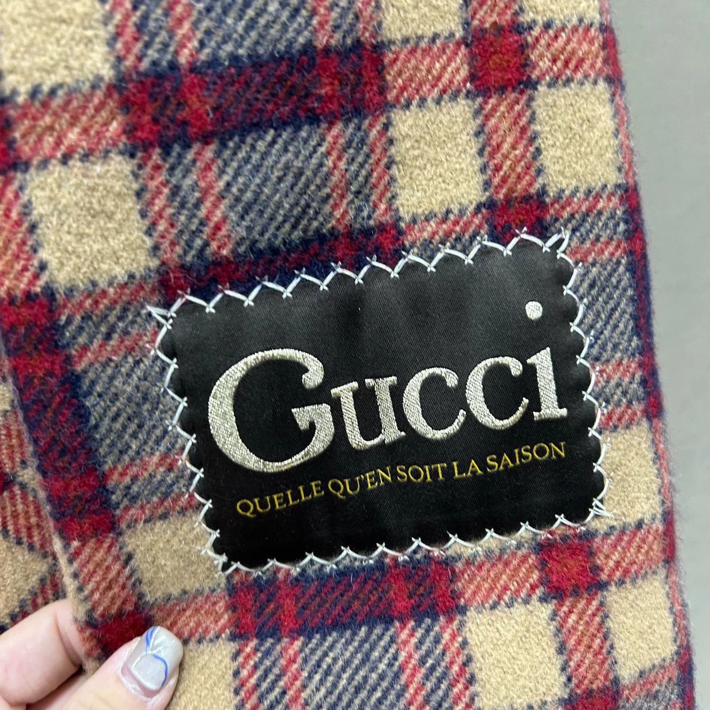 Gucci Gucci Plaid Wool Corduroy Jacket Size S Size US S / EU 44-46 / 1 - 4 Thumbnail