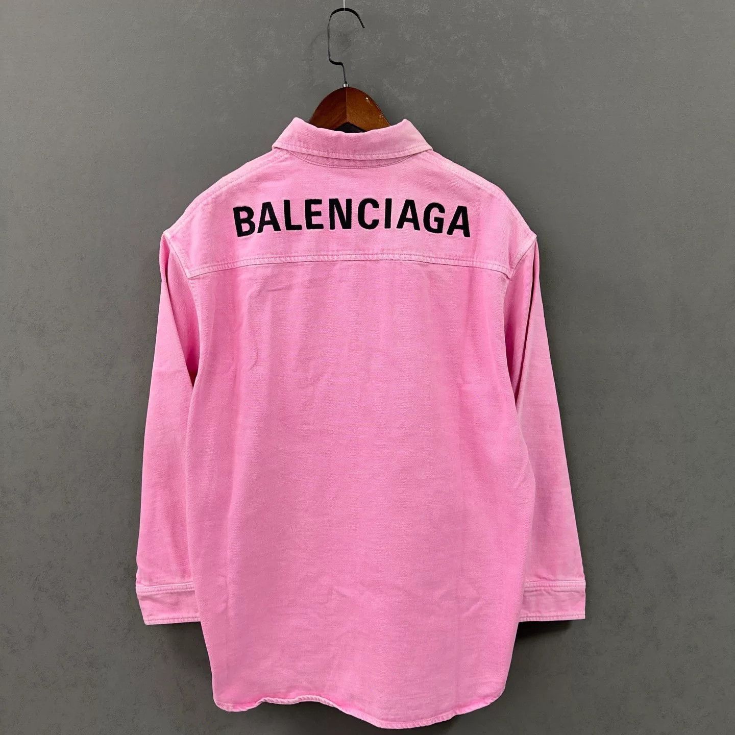 Balenciaga Balenciaga Back Logo Denim Shirt Size 34 Size XXS / US 00 / IT 34 - 3 Thumbnail