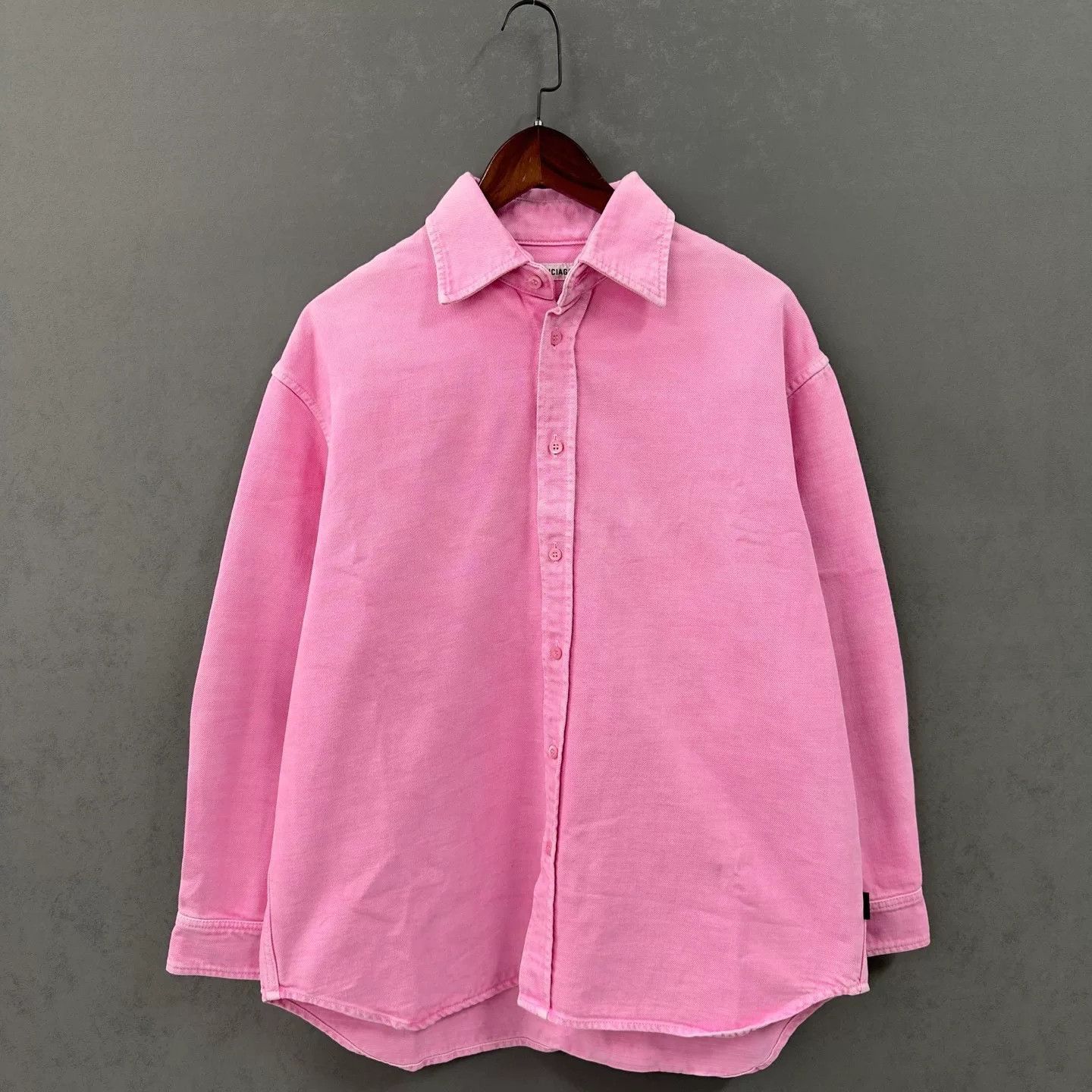 Balenciaga Balenciaga Back Logo Denim Shirt Size 34 Size XXS / US 00 / IT 34 - 2 Thumbnail