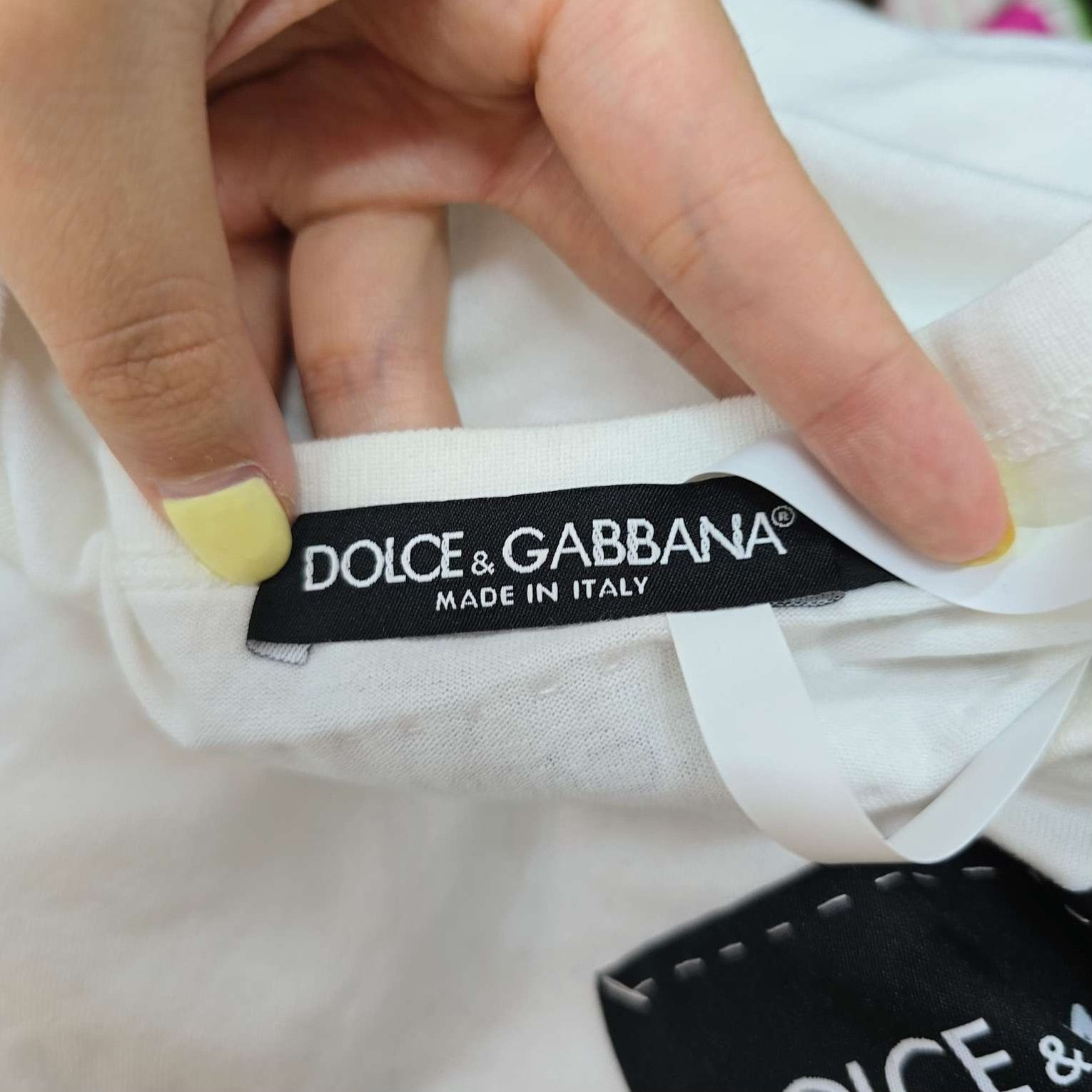 Dolce & Gabbana Dolce & Gabbana Heart Patch Short Sleeve T-Shirt Size XS Size US XS / EU 42 / 0 - 4 Thumbnail