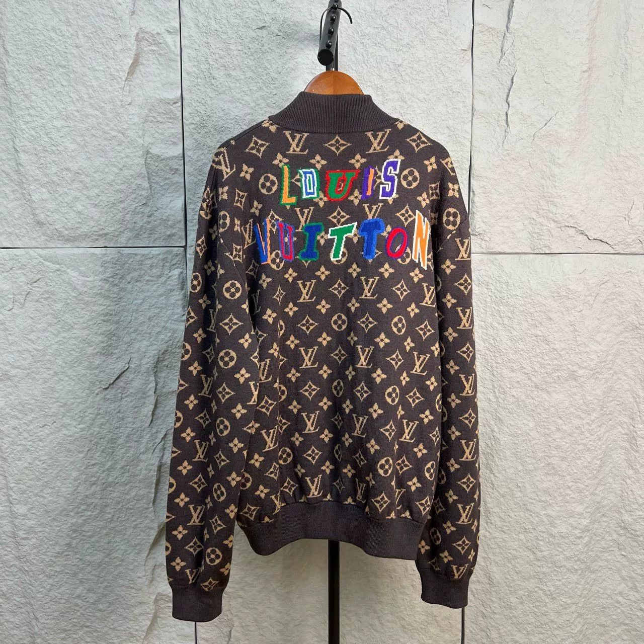 Louis Vuitton Louis Vuitton Monogram Knit Jacket Size M Size US M / EU 48-50 / 2 - 3 Thumbnail