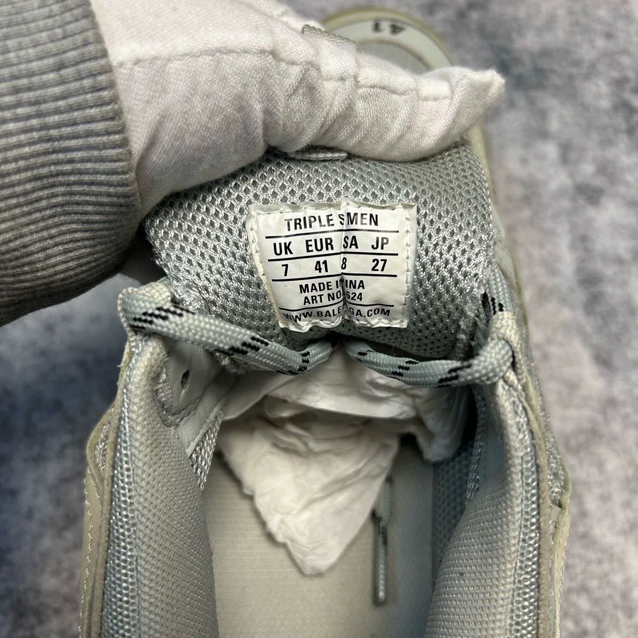 Balenciaga Balenciaga Triple S Gray Sneakers Size 41 Size US 8 / EU 41 - 8 Thumbnail