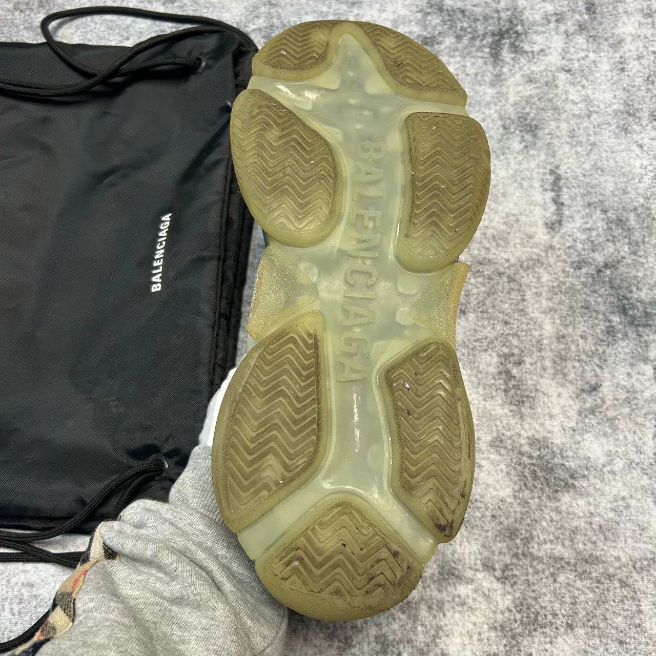 Balenciaga Balenciaga Triple S Gray Sneakers Size 41 Size US 8 / EU 41 - 7 Thumbnail