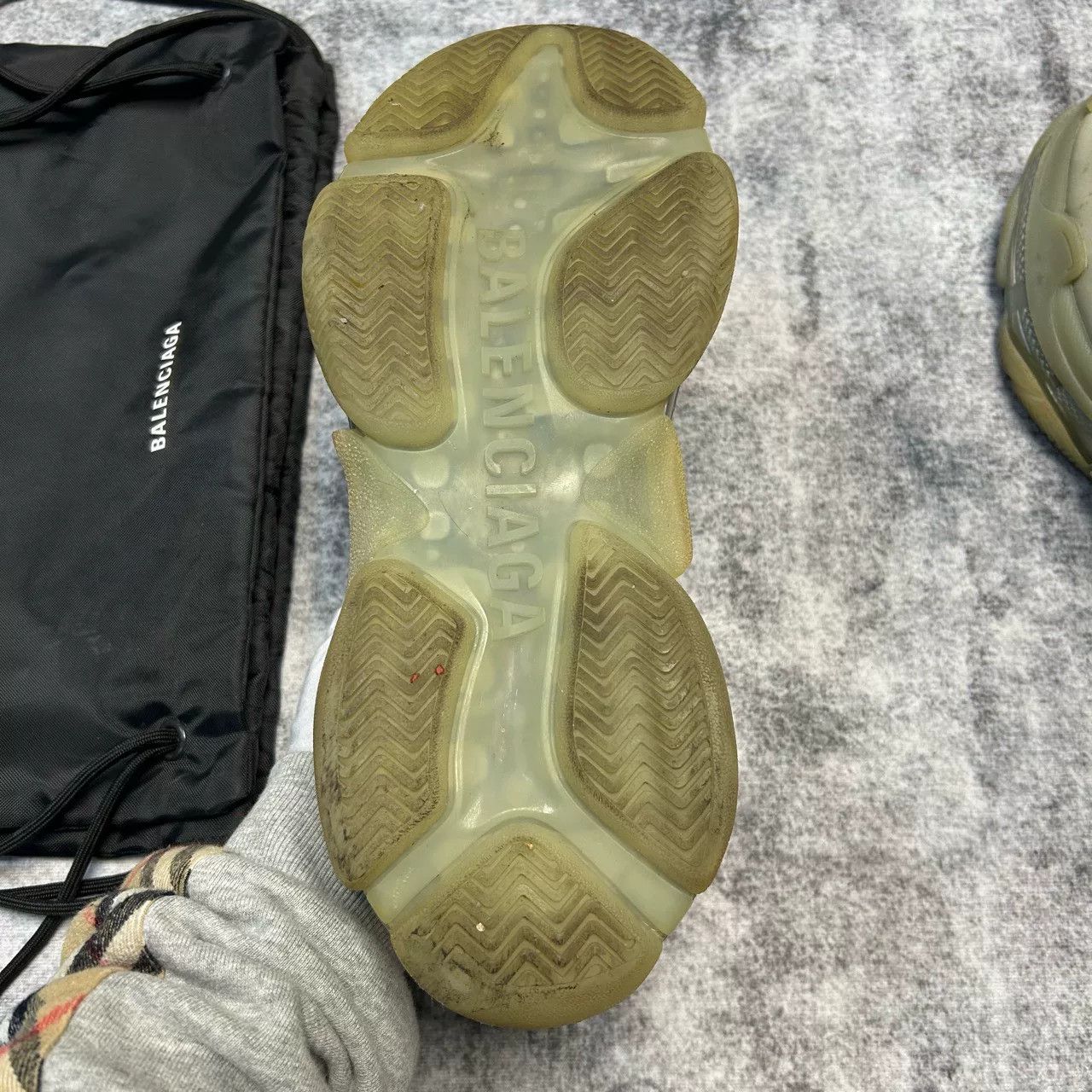 Balenciaga Balenciaga Triple S Gray Sneakers Size 41 Size US 8 / EU 41 - 6 Thumbnail