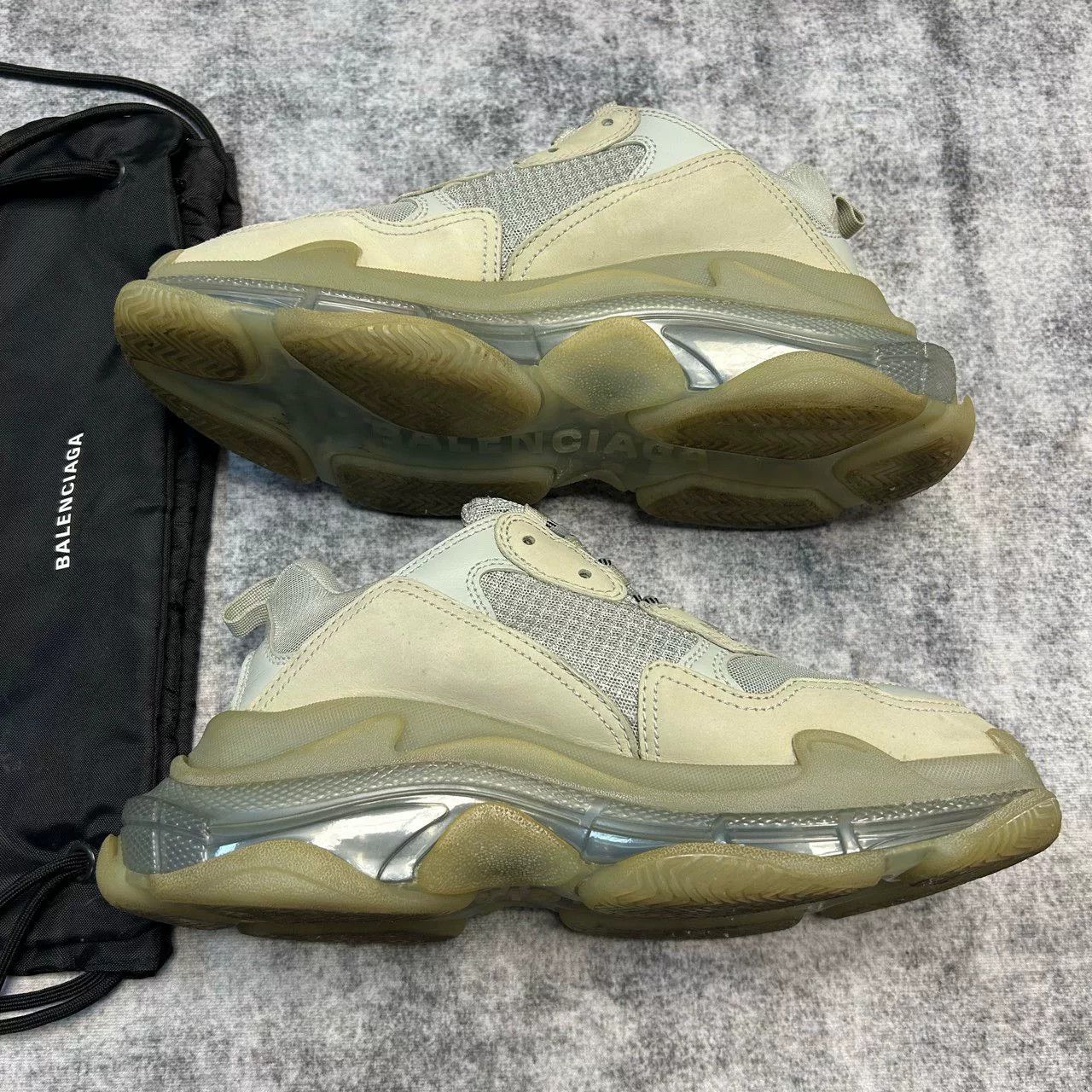 Balenciaga Balenciaga Triple S Gray Sneakers Size 41 Size US 8 / EU 41 - 4 Thumbnail