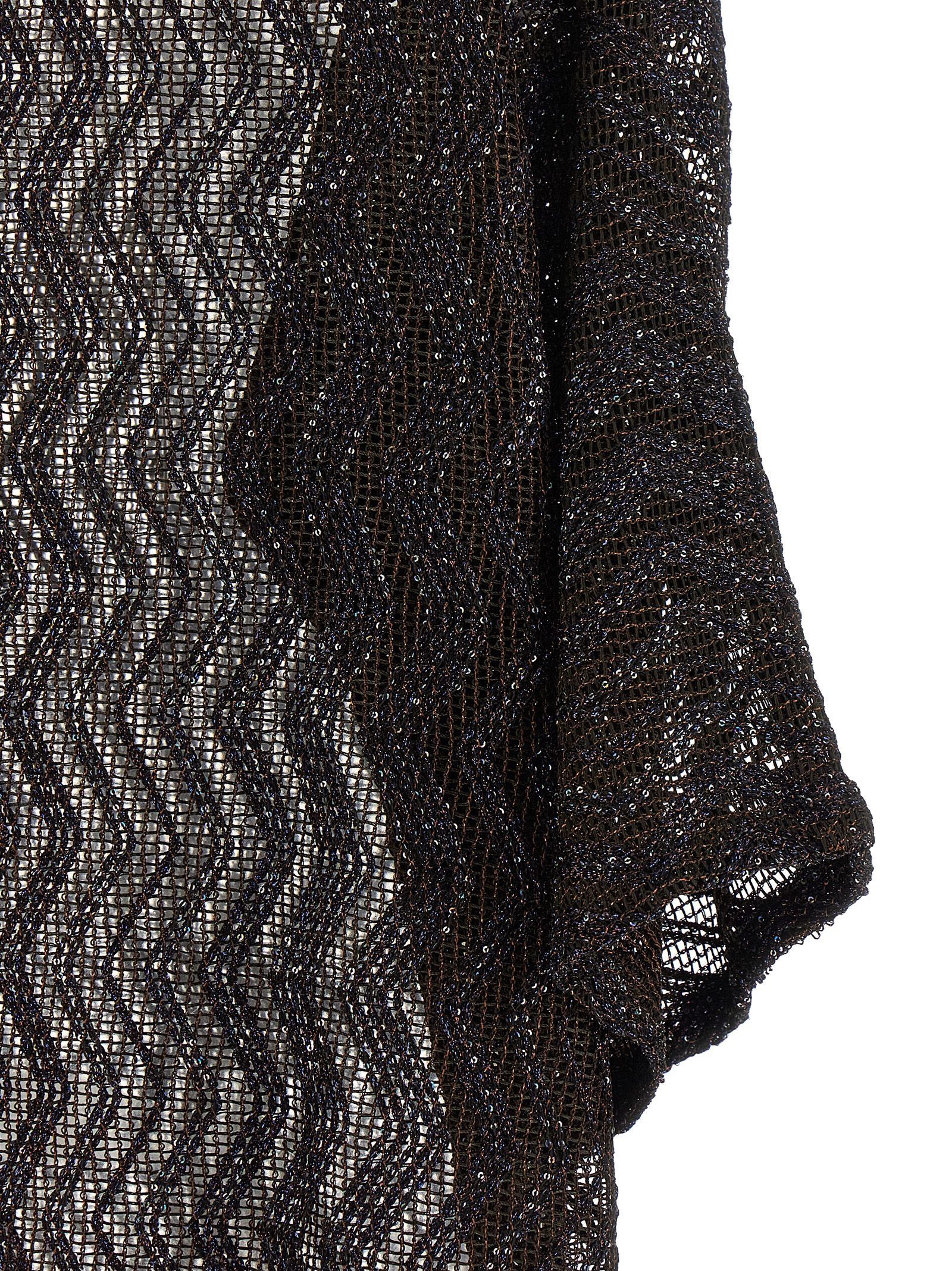 Missoni Zigzag Mesh Dress Size 33" - 4 Thumbnail
