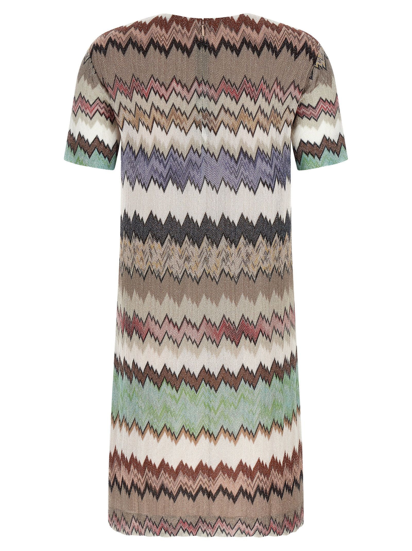 Missoni Lamé Viscose Dress Size L / US 10 / IT 46 - 2 Thumbnail