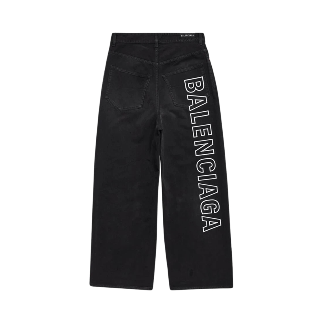 Balenciaga outline baggy pants black Size US 33 - 2 Thumbnail