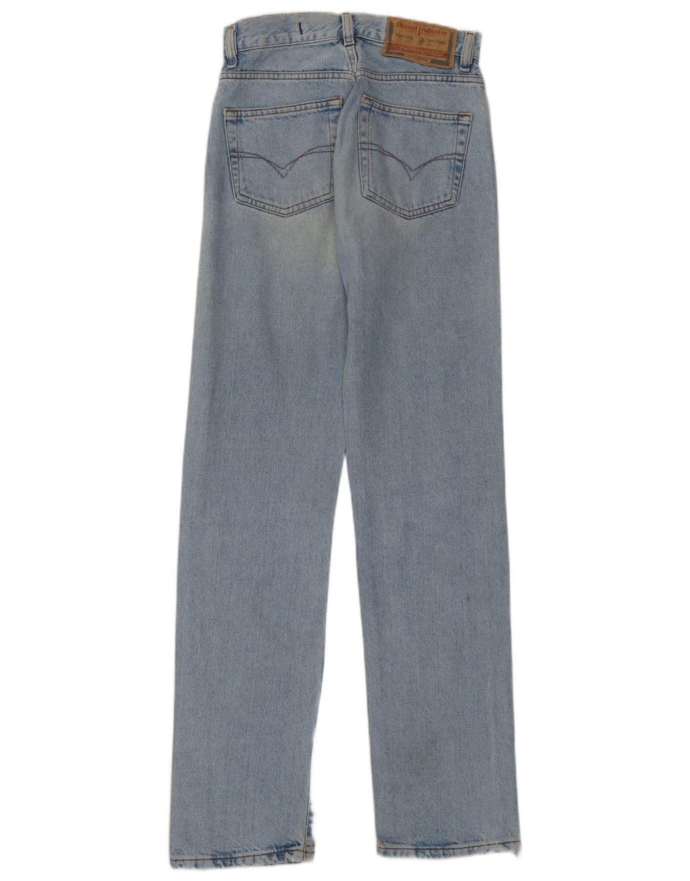 Diesel Womens Straight Jeans W26 L31 Blue Size 42" / US 20 - 2 Thumbnail