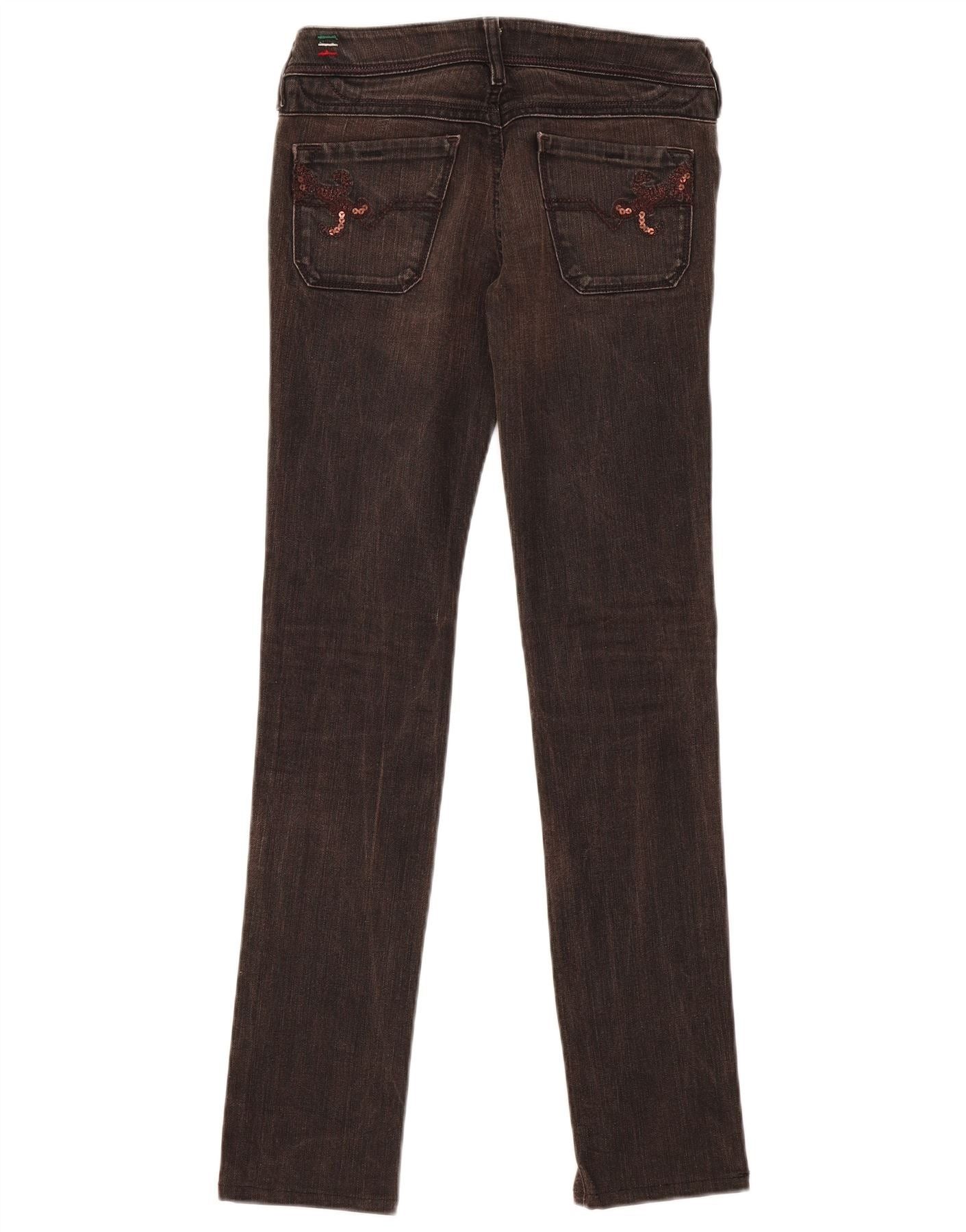 Diesel Womens Lowky Skinny Jeans W27 L34 Grey Cotton Size 42" / US 20 - 2 Thumbnail