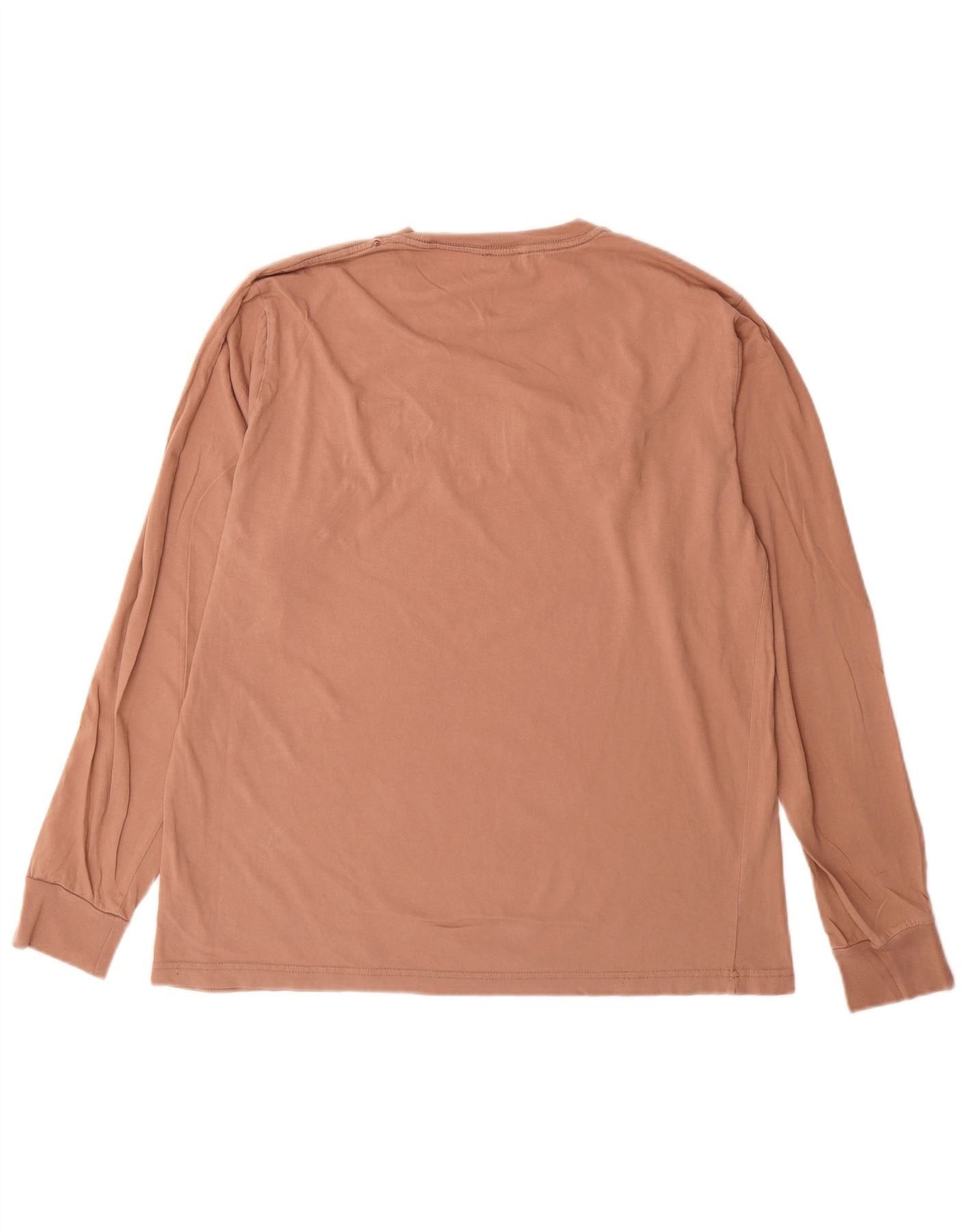 Diesel Mens Graphic Top Long Sleeve Large Brown Cotton Size US L / EU 52-54 / 3 - 2 Thumbnail