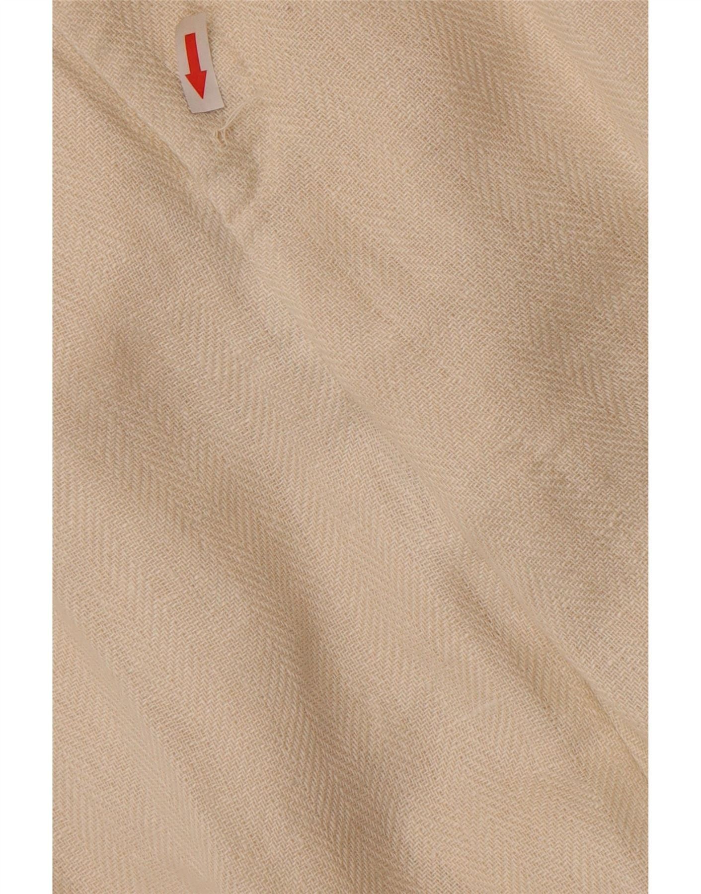 Ralph Lauren Womens Wide Leg Cropped Trousers US 2 XS W24 L25 Off White Size 24" / US 00 / IT 34 - 3 Thumbnail
