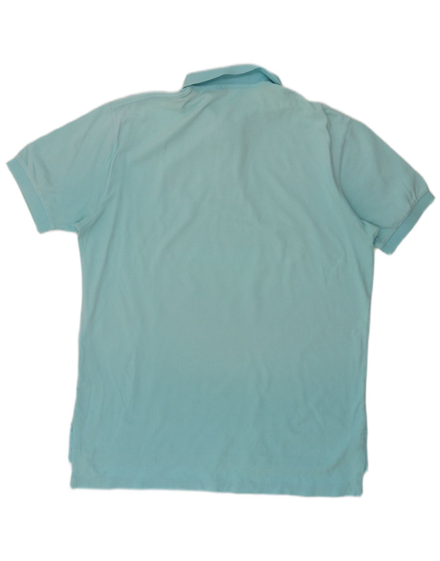 Polo Ralph Lauren Mens Polo Shirt Large Blue Cotton Size US XL / EU 56 / 4 - 2 Thumbnail