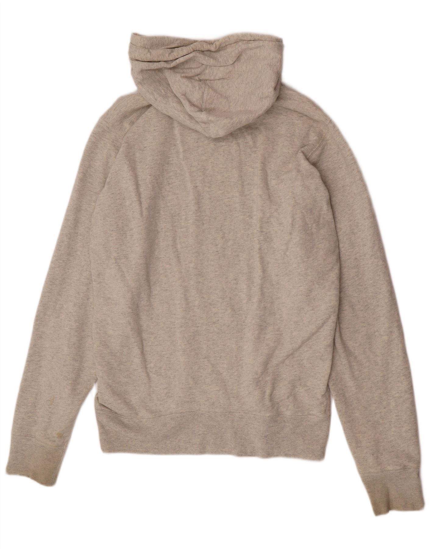 Diesel Mens Graphic Hoodie Jumper Large Grey Flecked Cotton Size US XL / EU 56 / 4 - 2 Thumbnail
