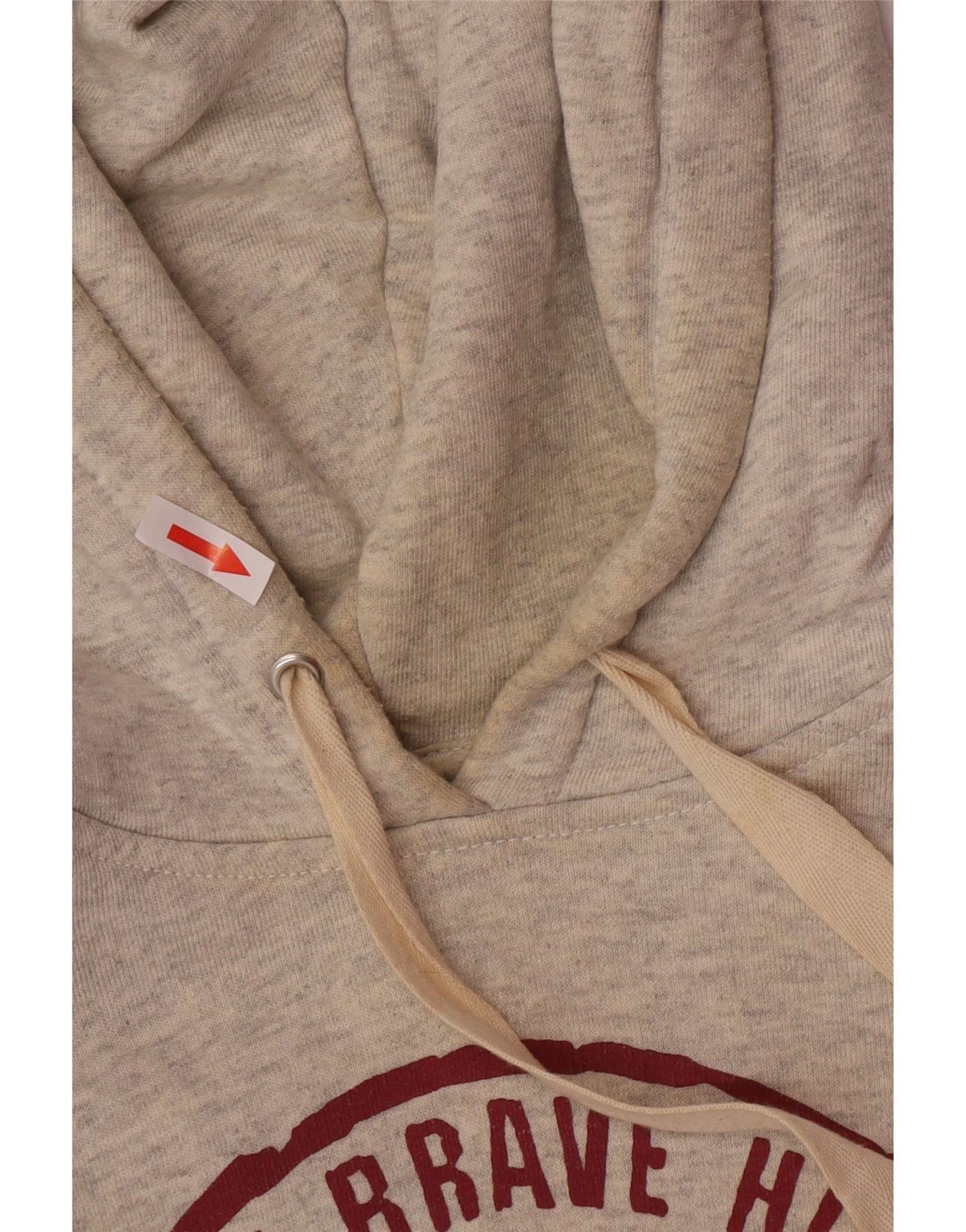Diesel Mens Graphic Hoodie Jumper Large Grey Flecked Cotton Size US XL / EU 56 / 4 - 5 Thumbnail