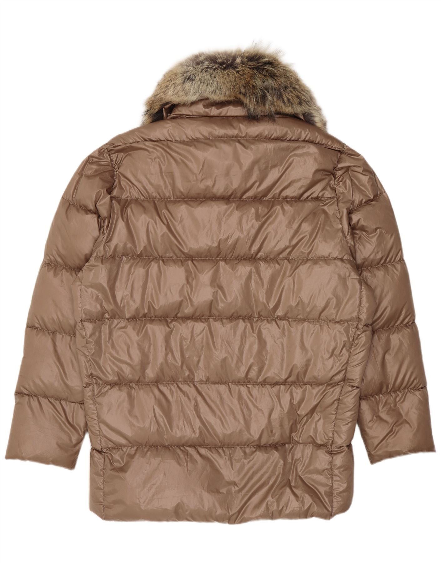 Ralph Lauren Womens Overd Padded Jacket UK 10 Small Brown Polyester Size XL / US 12-14 / IT 48-50 - 2 Thumbnail