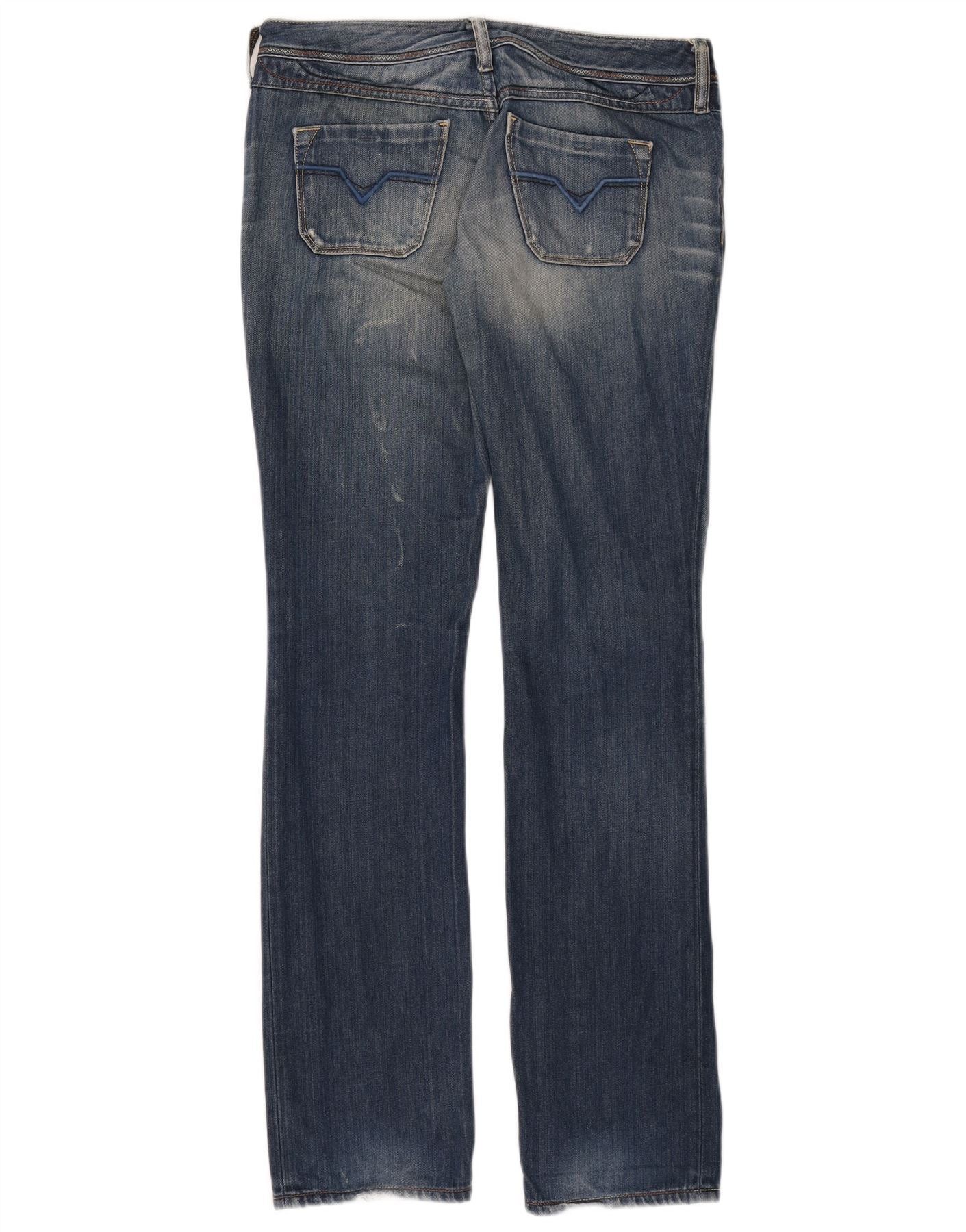 Diesel Womens Bootcut Jeans W30 L34 Blue Size 42" / US 20 - 2 Thumbnail