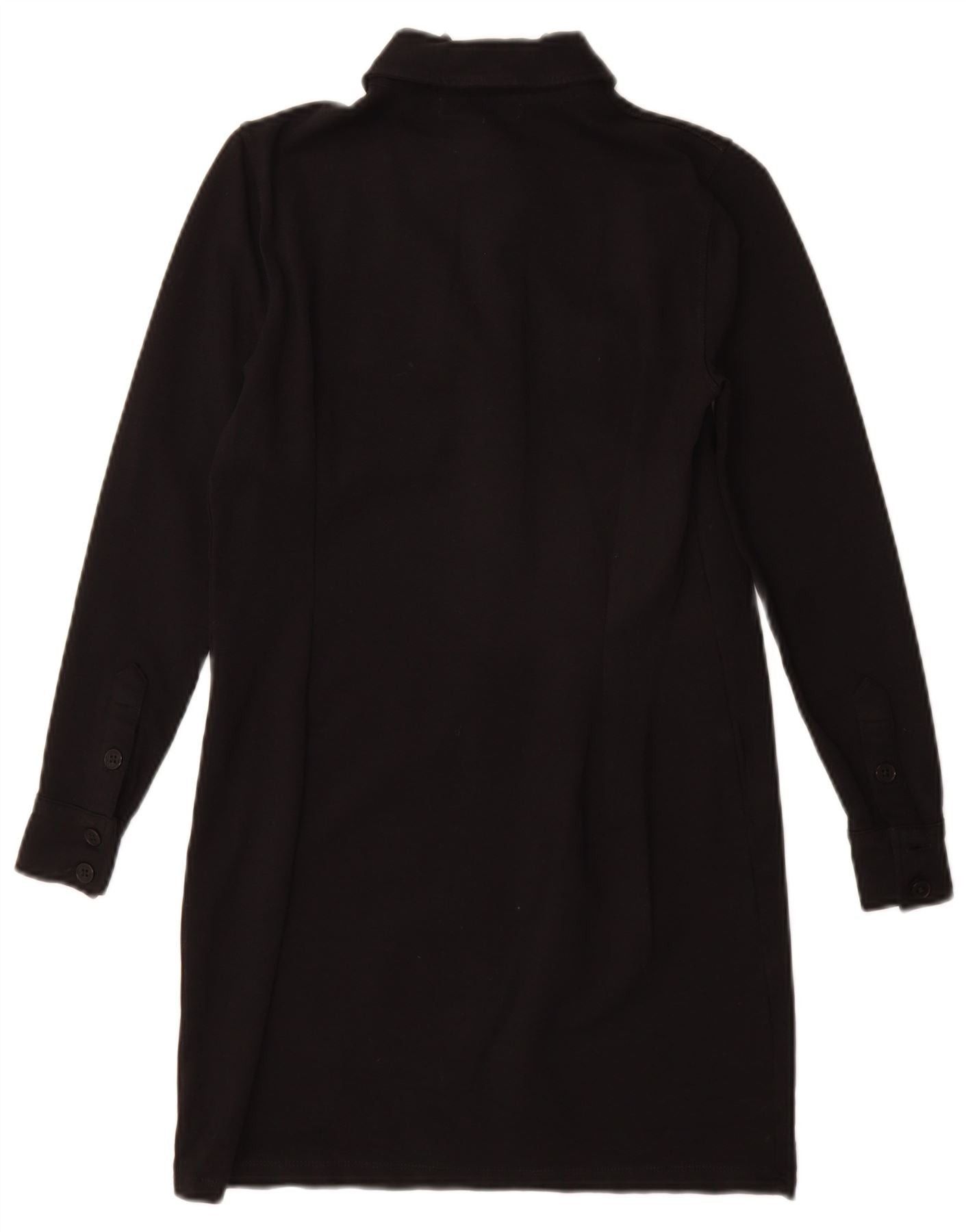 Ralph Lauren Womens Long Sleeve Shirt Dress UK 6 XS Black Viscose Size XXS / US 00 / IT 34 - 2 Thumbnail