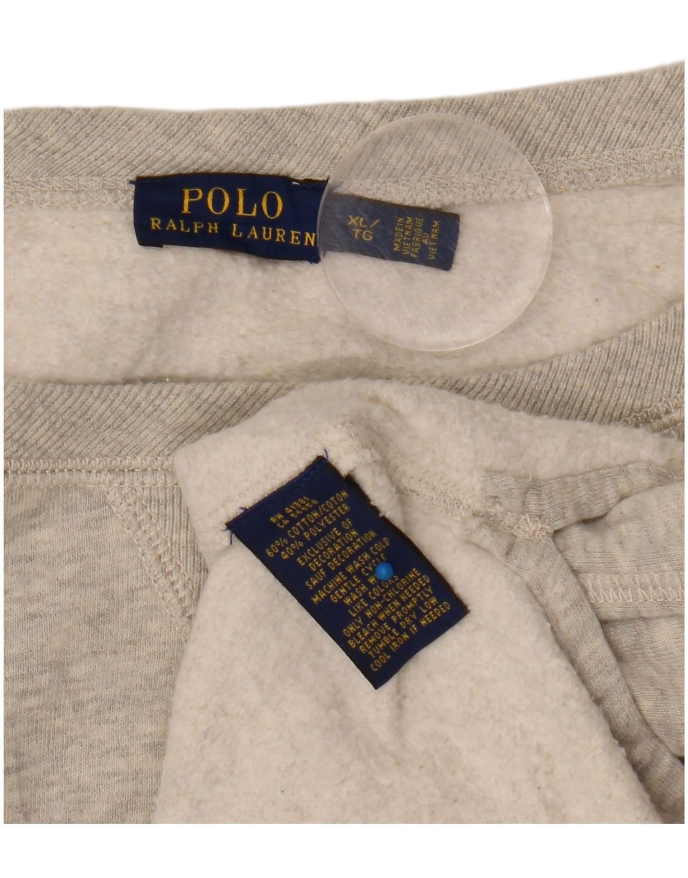 Polo Ralph Lauren Womens Overd Sweatshirt Jumper UK 18 XL Grey Cotton Size XL / US 12-14 / IT 48-50 - 5 Thumbnail