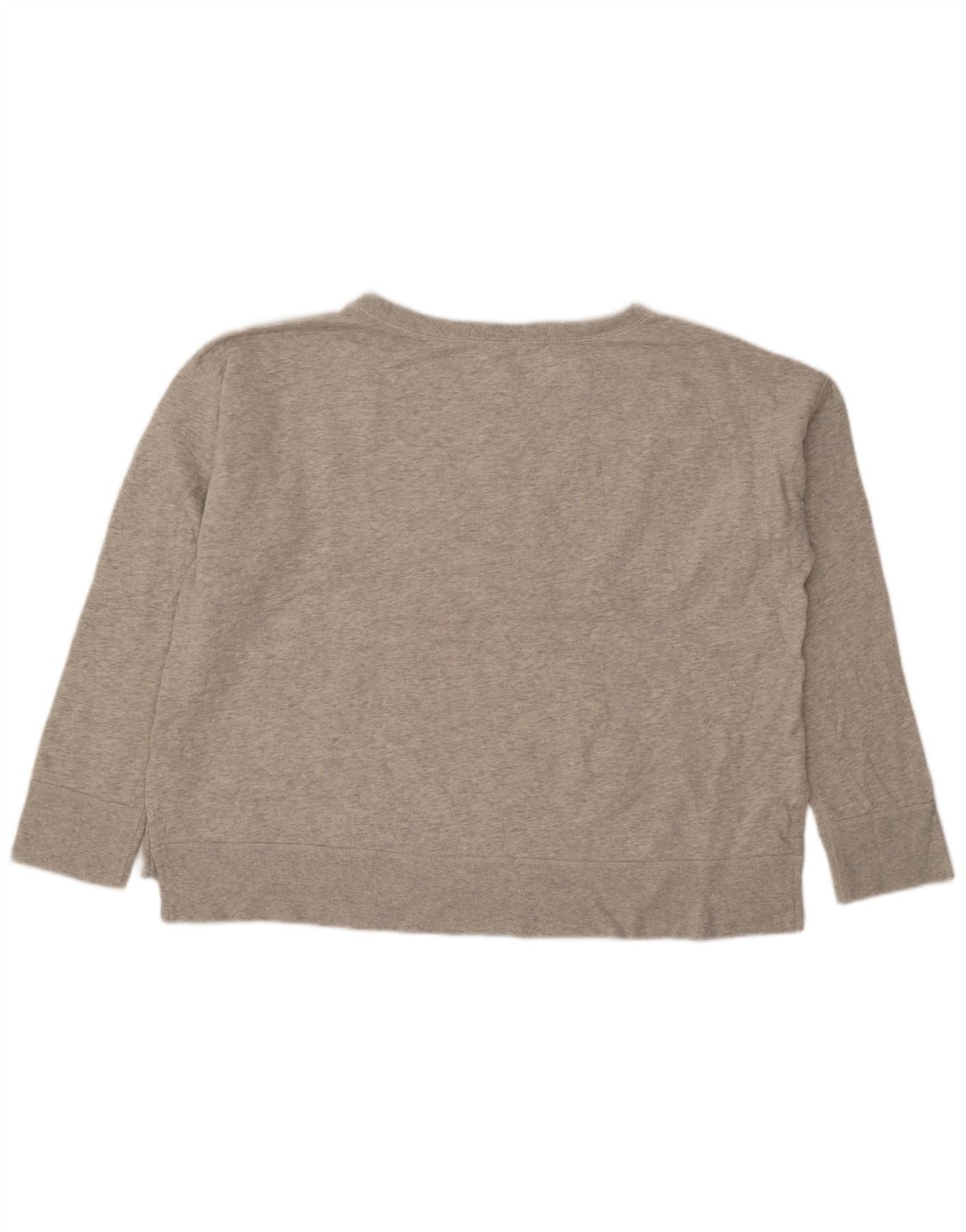 Polo Ralph Lauren Womens Overd Sweatshirt Jumper UK 18 XL Grey Cotton Size XL / US 12-14 / IT 48-50 - 2 Thumbnail