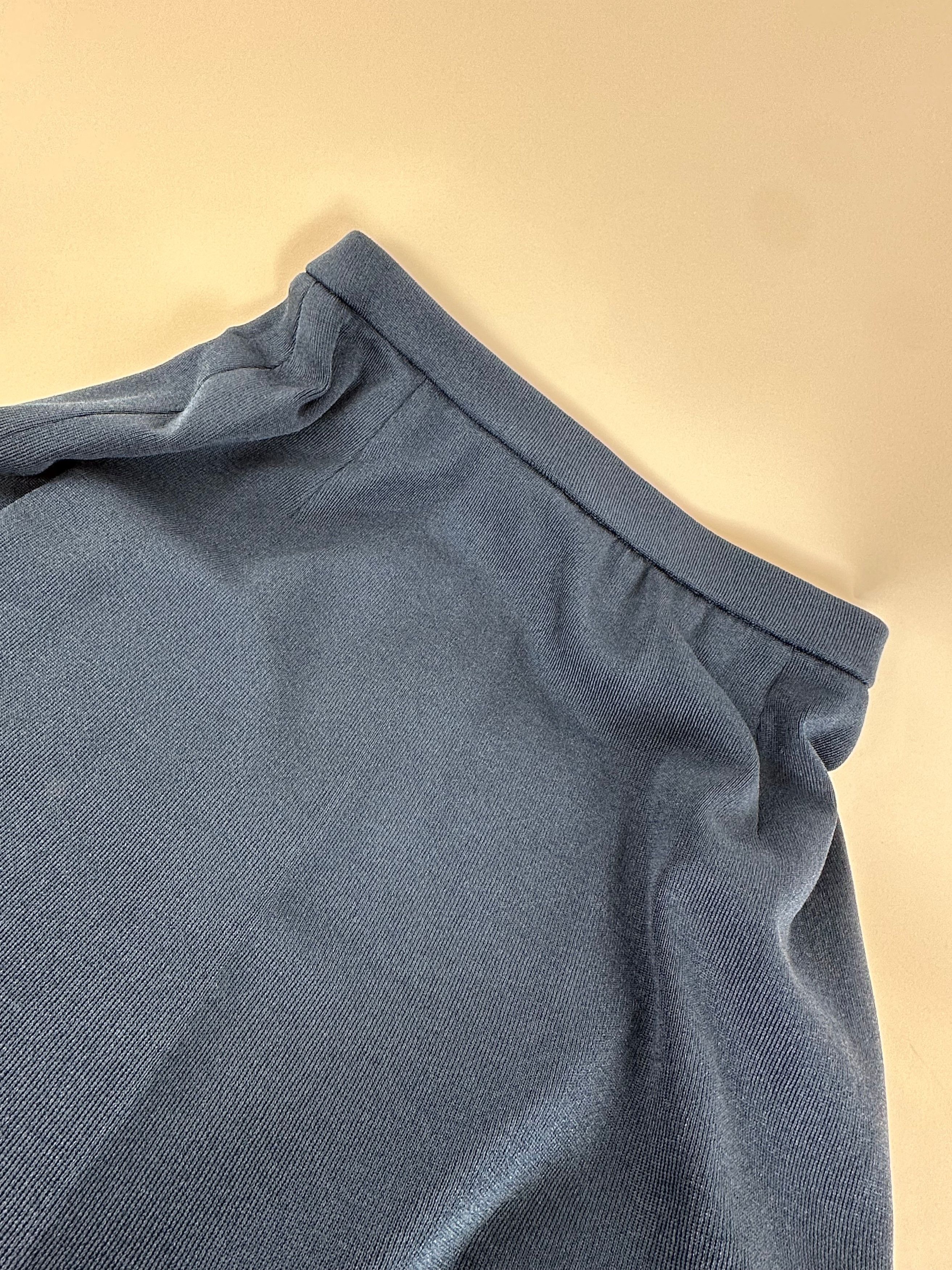 Yves Saint Laurent Vintage Navy Wool Maxi Skirt Size 30" / US 8 / IT 44 - 11 Thumbnail